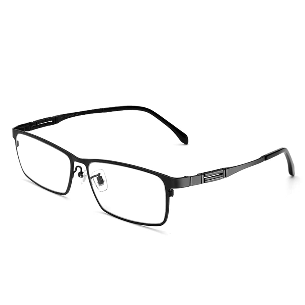 Progressive Multifocal Reading Glasses for Men - UV400 Polarized Photochromic Sunglasses with +2.50 Strength, Black Frame - Perfect for Outdoor Activities, Driving & Computer Use