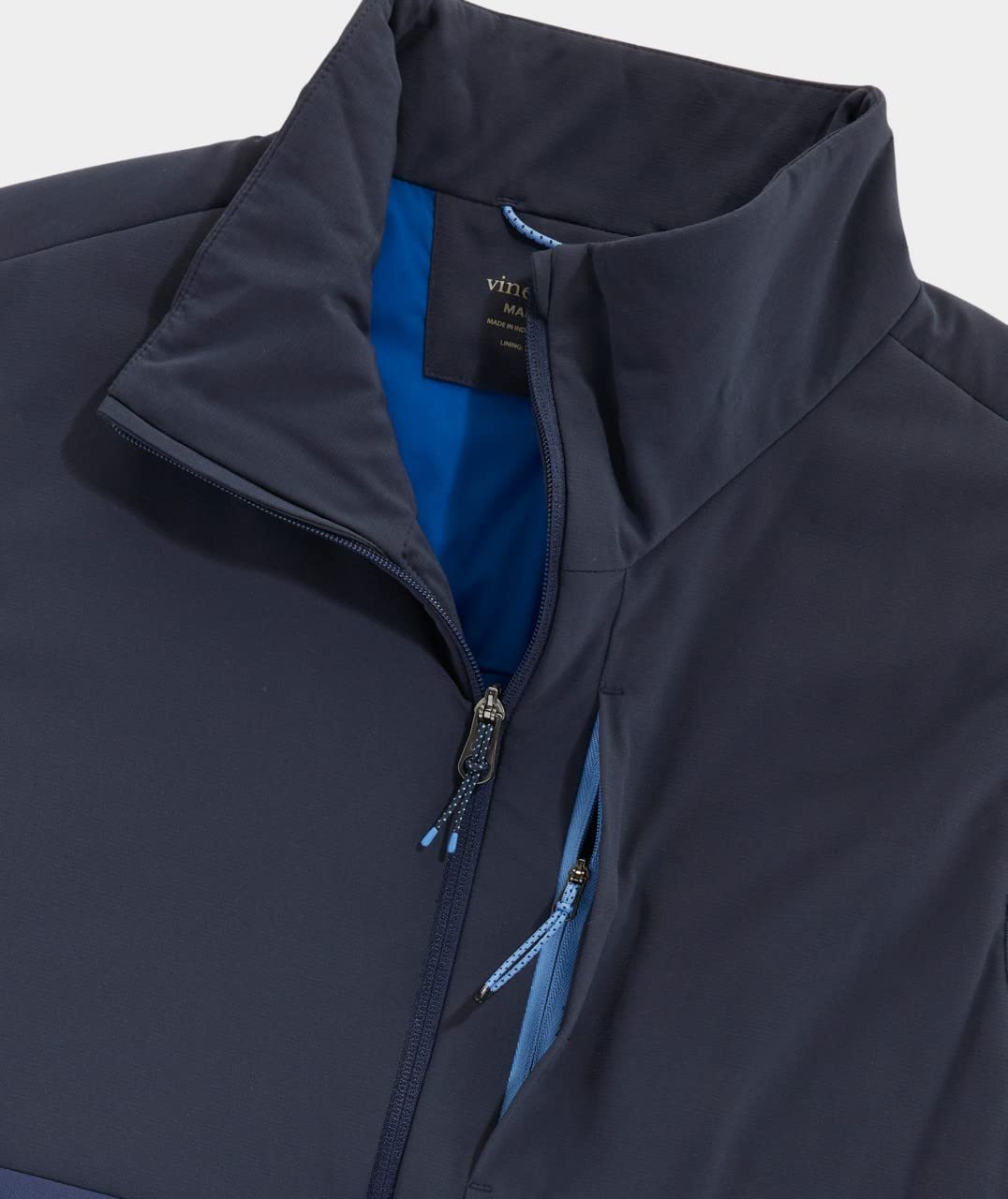 Vineyard Vines Men's Marine Air Vest - Lightweight Puffer Vest for Outdoor Activities, Fishing & Casual Wear