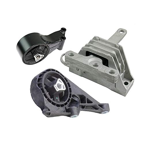 2011-2017 Buick Regal 2.4L Engine & Transmission Mount Set - A5537, A5501, A5502 - Compatible with K2567 - Smooth Ride & Vibration Reduction for Daily Driving & Commuting