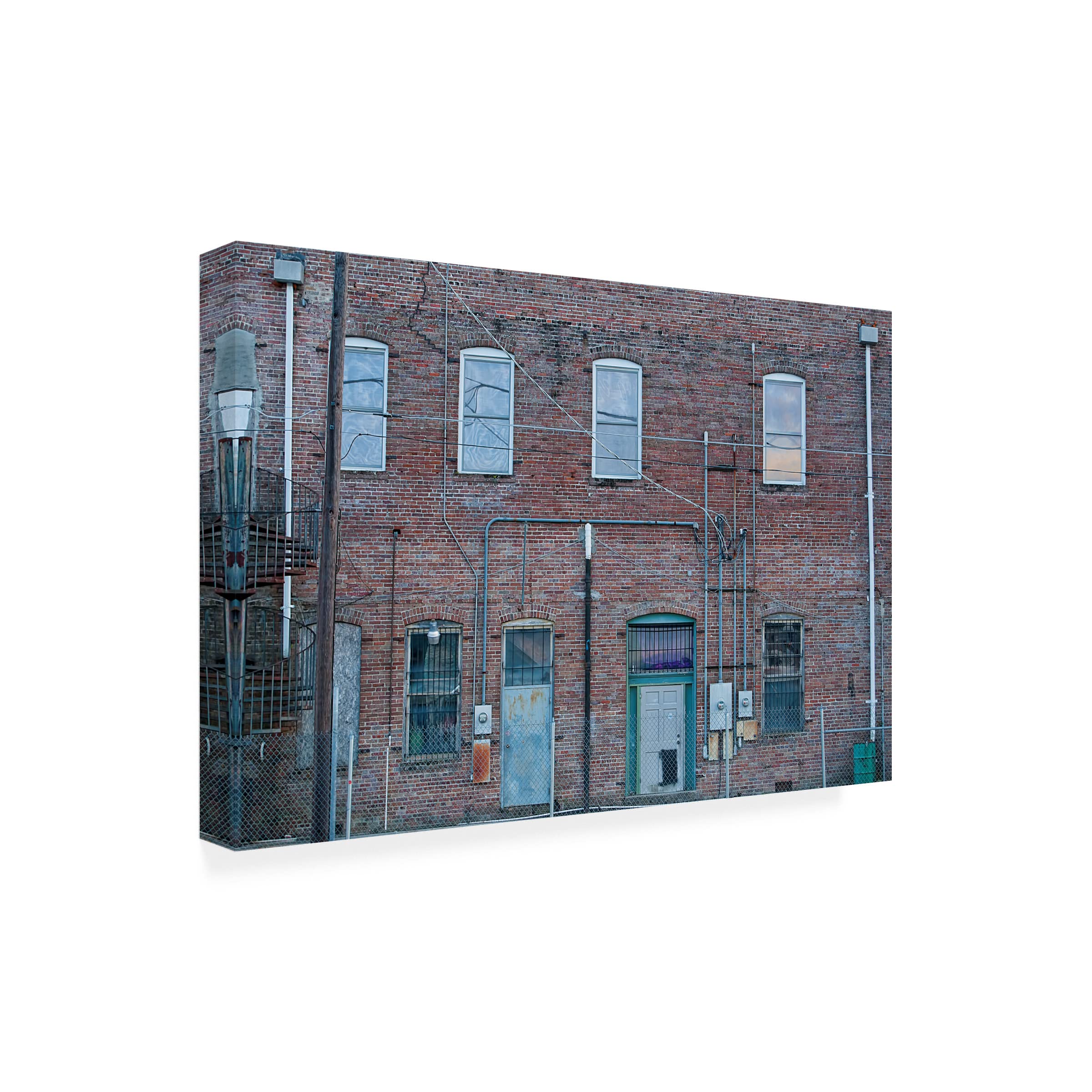 Trademark Fine Art 'Warehouse' Canvas Wall Art Painting by Lori Hutchison - Perfect for Living Room, Bedroom & Office Decor