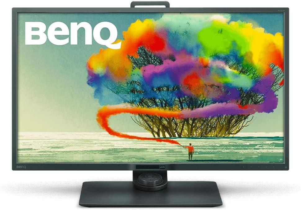 BenQ PD3200U 32-inch 4K UHD IPS Monitor for Graphic Design | 100% sRGB & Rec.709 | ΔE≤3 | Pantone Validated | USB Hub & Speakers | Perfect for Photo Editing, Video Production & CAD Work