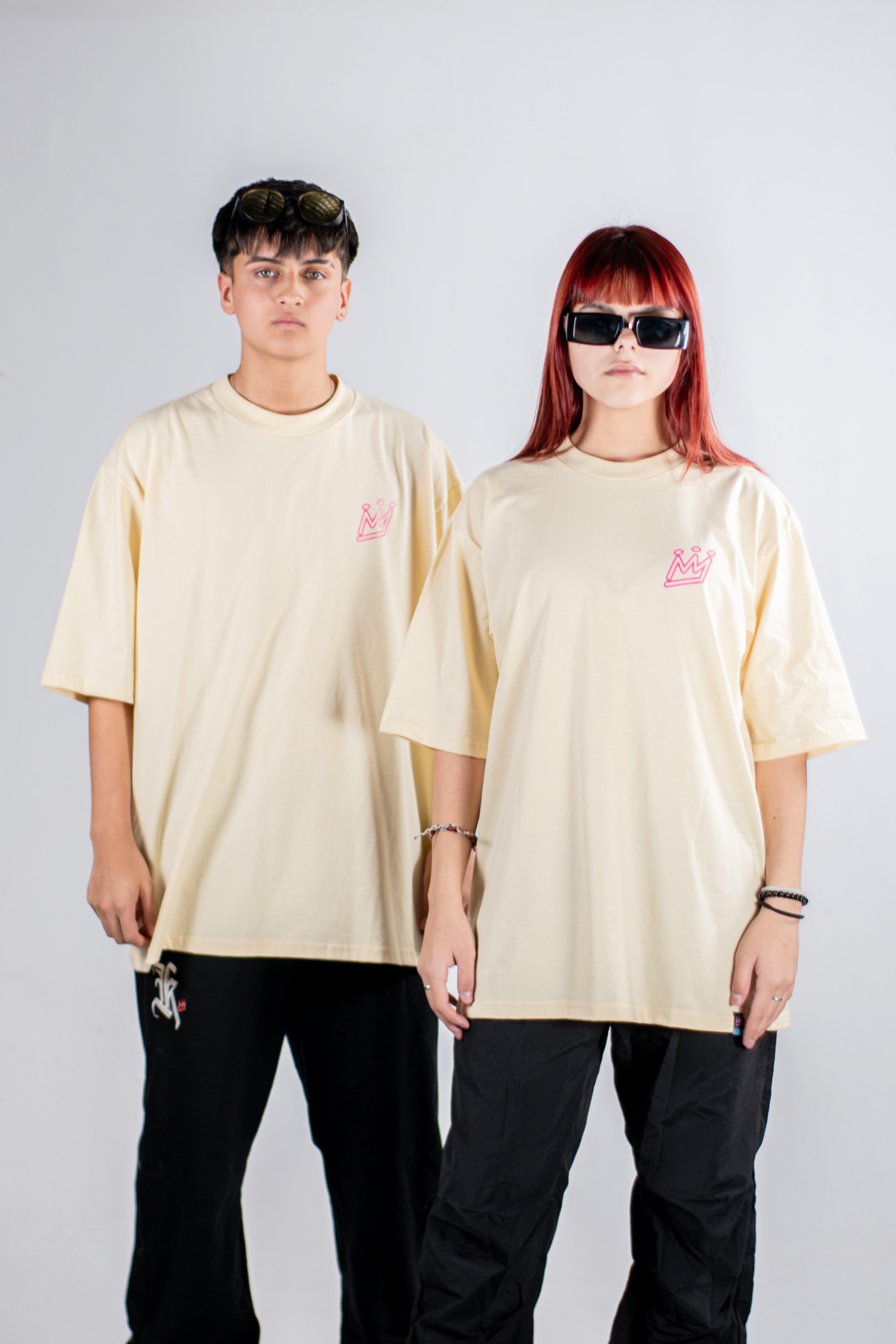 King Of Art Oversize H Urban Shirt - Yellow W5 | Trendy Streetwear Fashion for Men | Perfect for Casual Outings & Urban Style