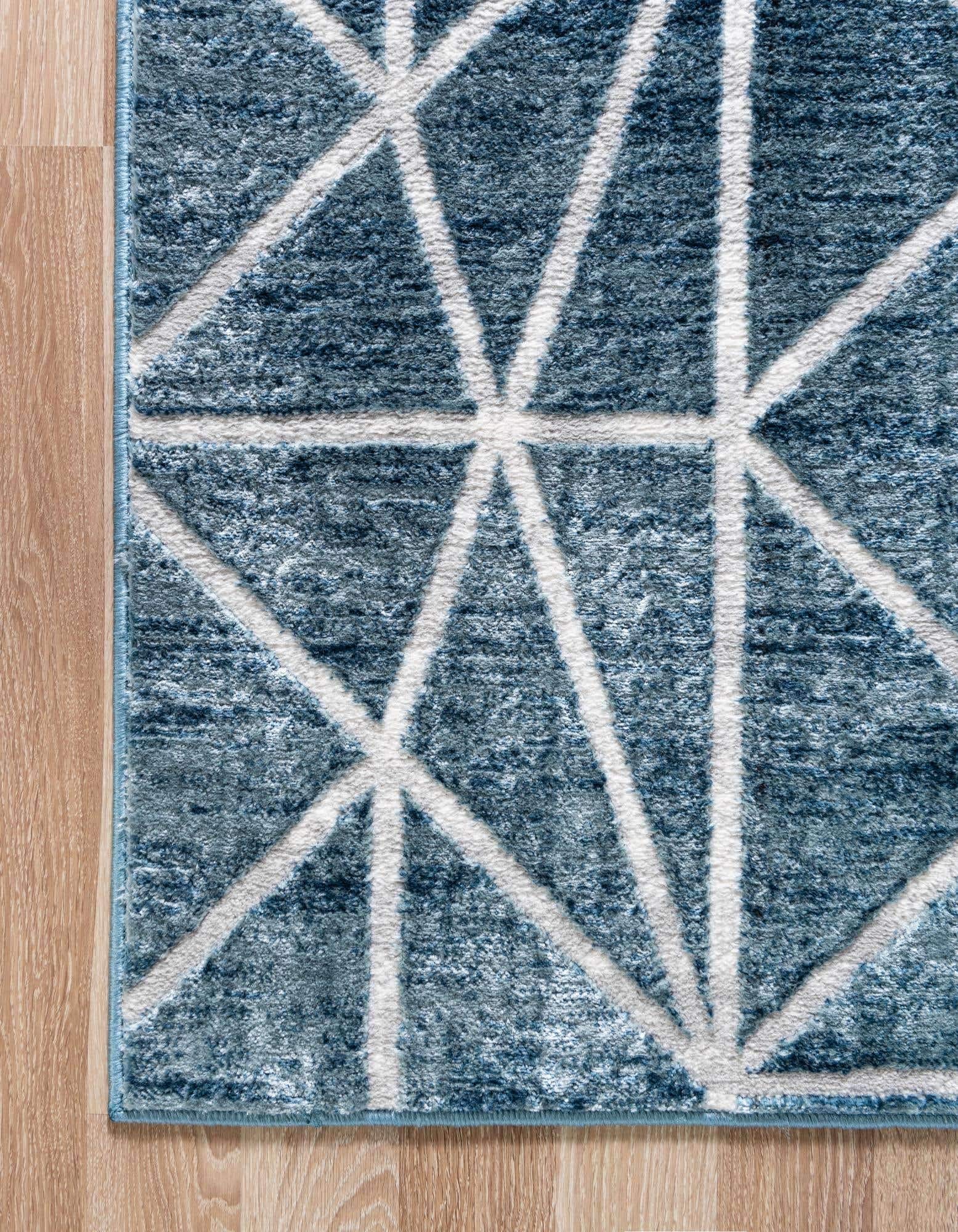 Unique Loom Matrix Trellis Collection Area Rug - Geometric Design 9' x 12' 2