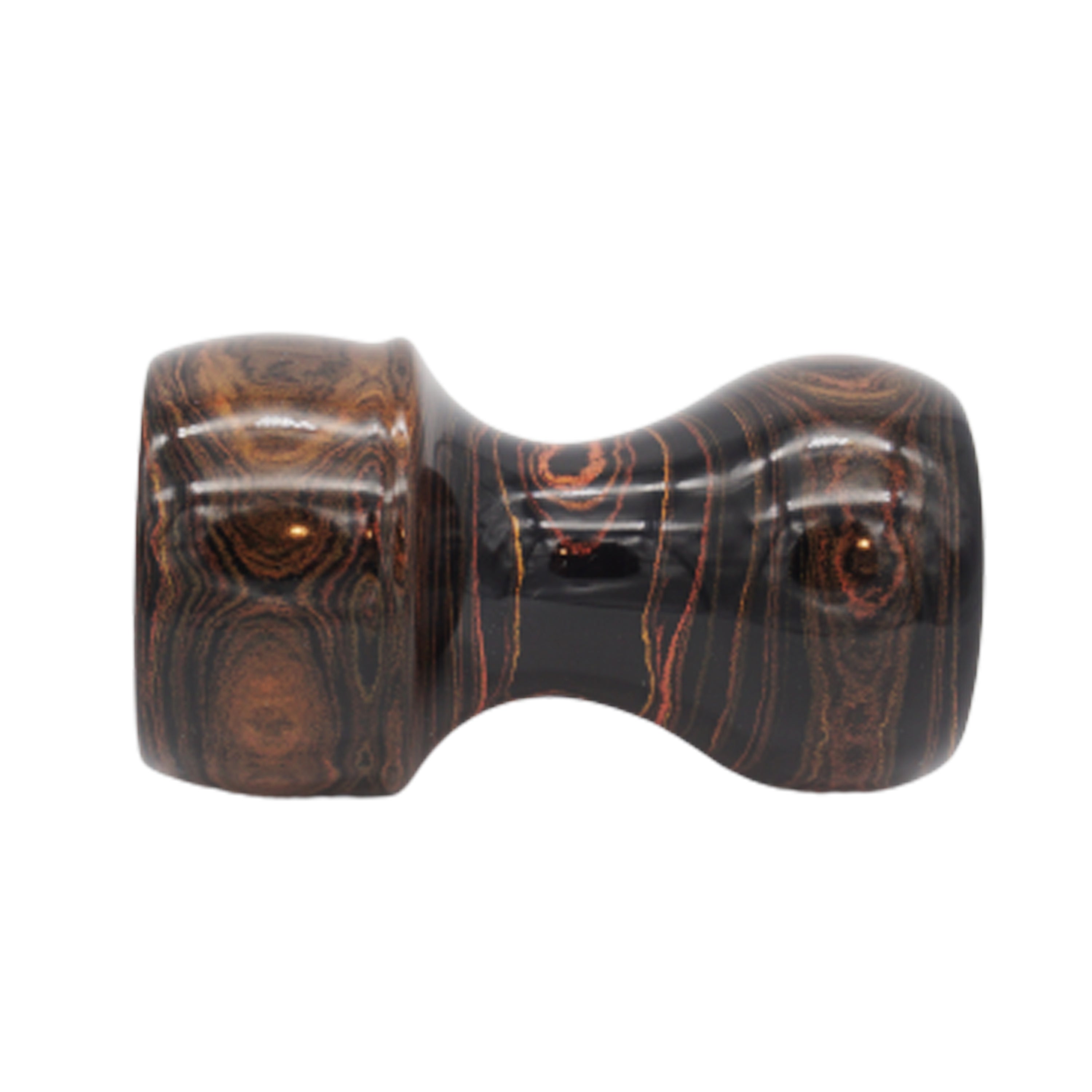 Premium Honey Ebonite Handcrafted Shaving Brush Handle - Fits 24mm & 26mm Knots - Perfect for Wet Shaving, Barber Shops & Men's Grooming Kits