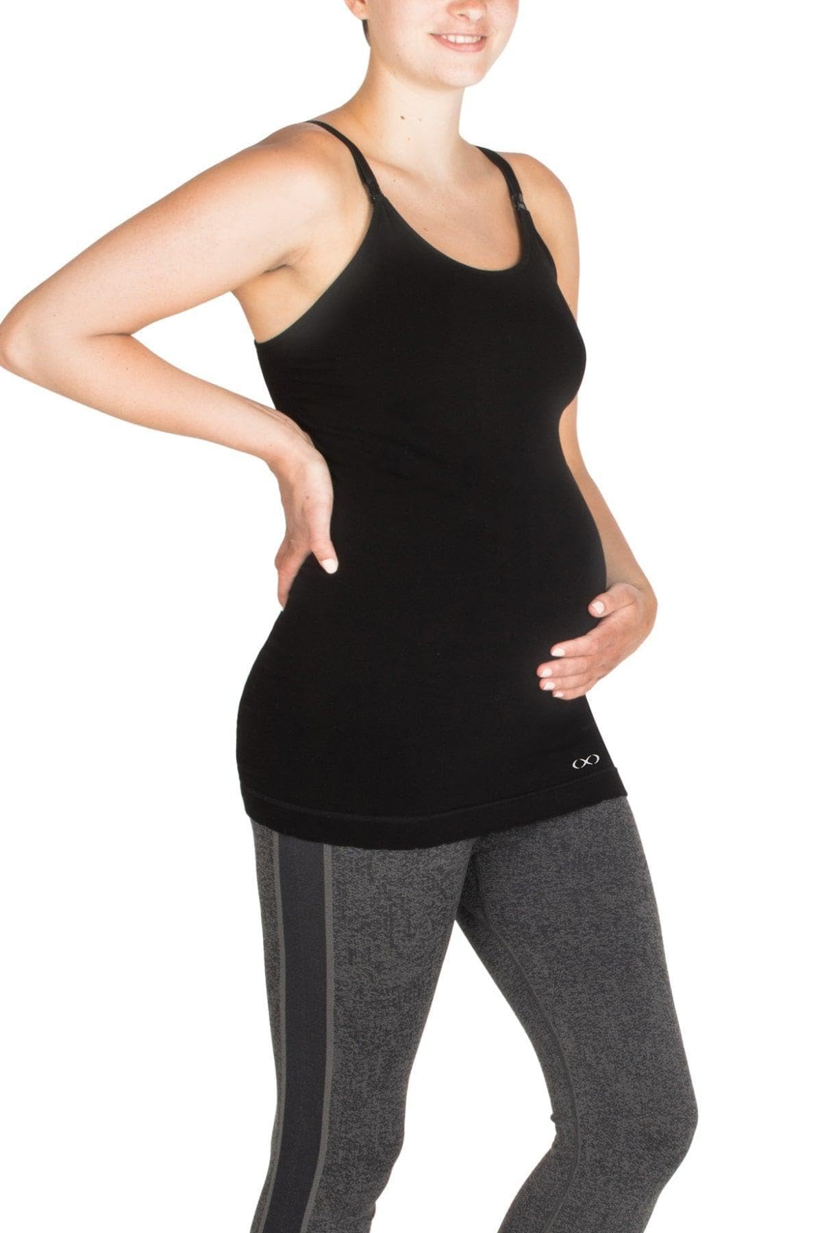 Nursing and Maternity Yoga Tank Top by Hannah - Comfortable & Stylish for Breastfeeding, Yoga, and Relaxation