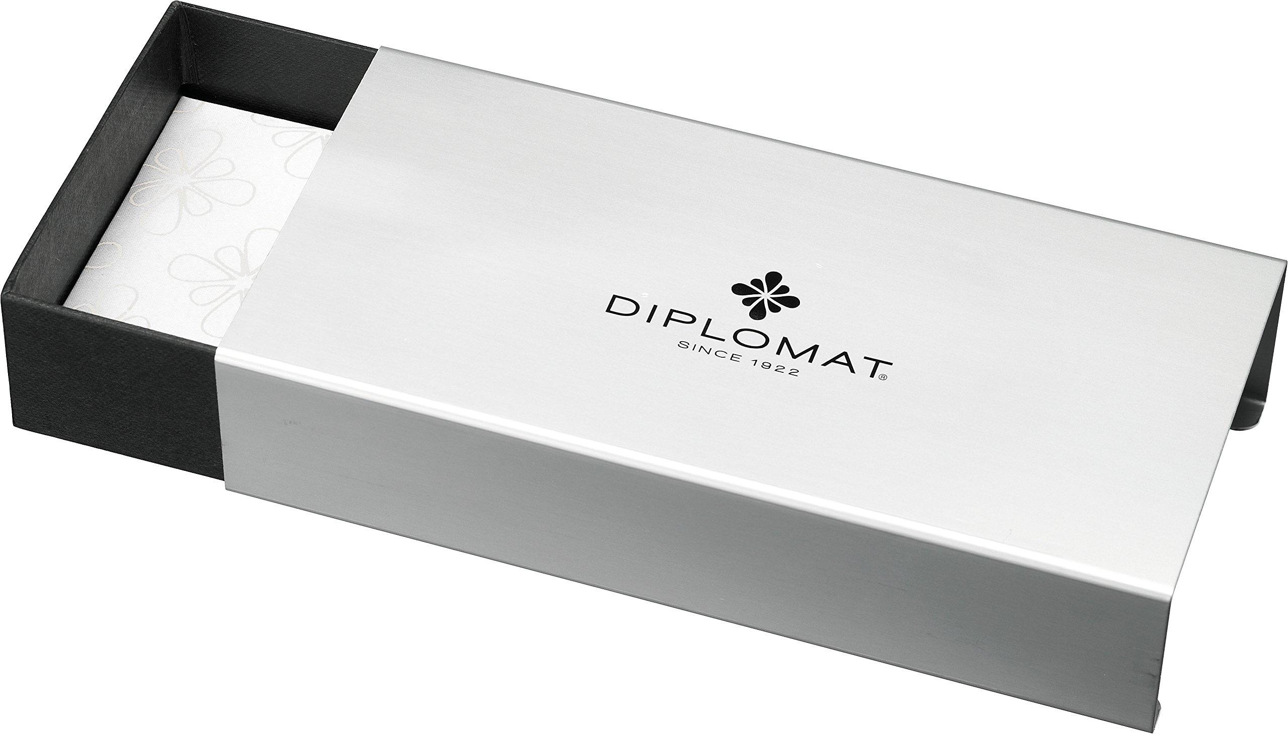 Premium Dilomat Esteem Red Lacquer Ballpoint Pen - Elegant Red Writing Instrument for Business Professionals & Gift Giving - Perfect for Office Use, Signing Documents & Special Occasions