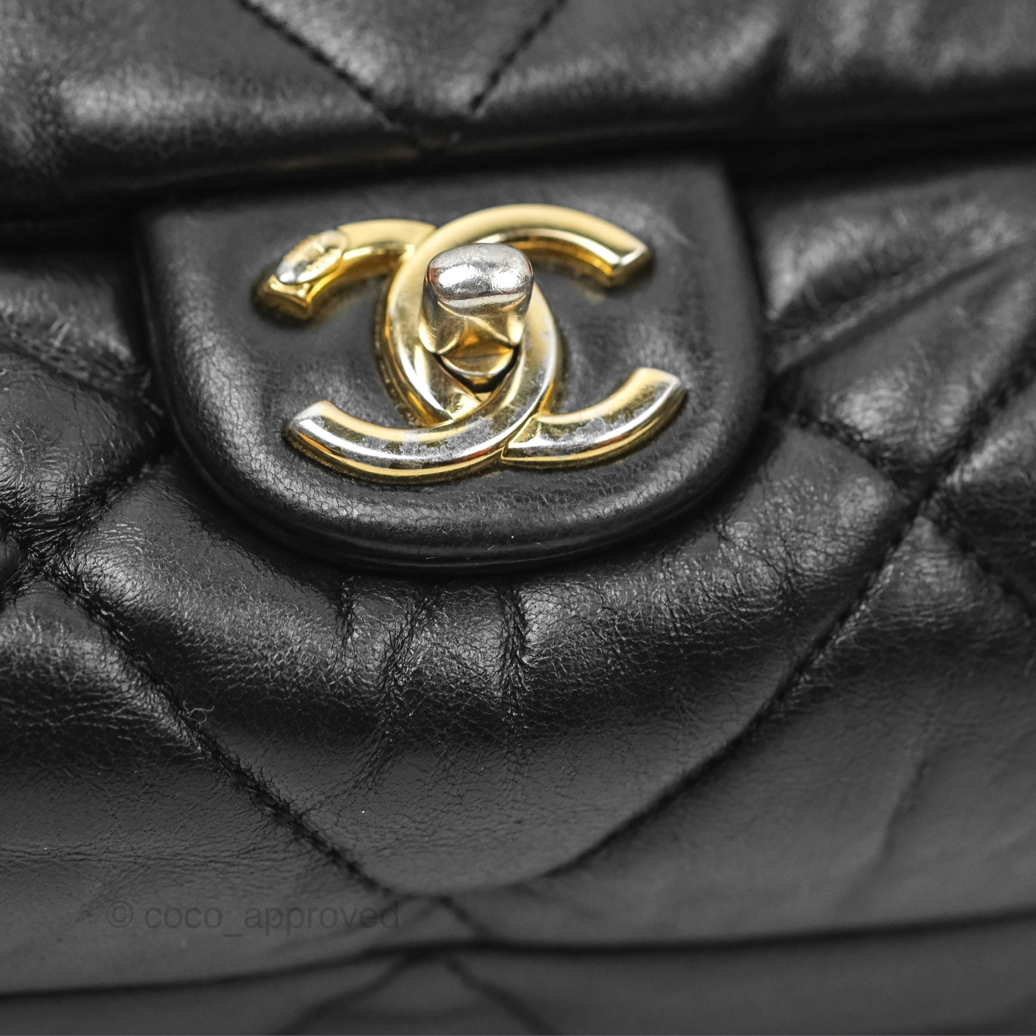 Chanel Classic Flap Bag with Chain Handle - Black Goatskin Leather & Gold Hardware | Luxury Shoulder Bag for Women, Perfect for Evening Events & Date Nights
