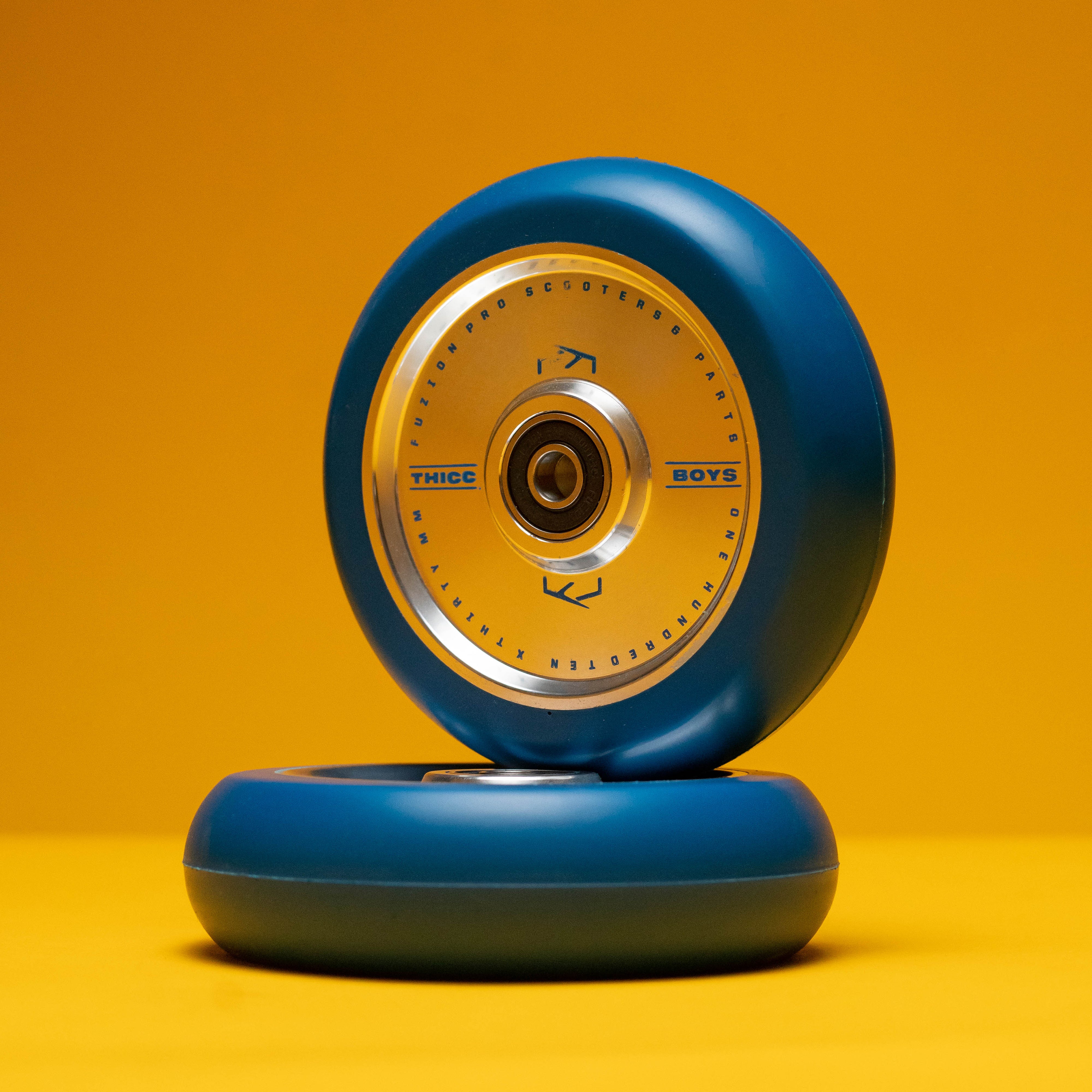 Fuzion Thiccboys Wheels - Premium Skateboard Wheels for Smooth Riding - Perfect for Street Skating, Park Tricks, and Cruising