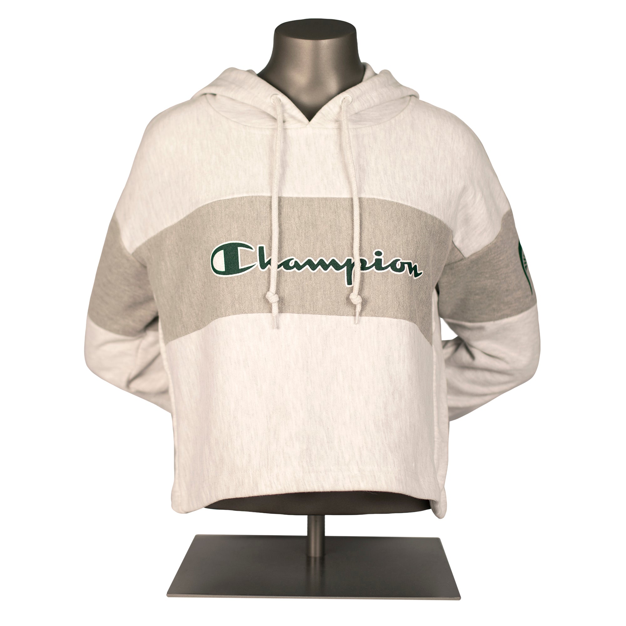 Champion MSU Reverse Weave Women's Hoodie Sweatshirt - Comfortable Pullover Fleece for College Students, Casual Wear & Campus Style