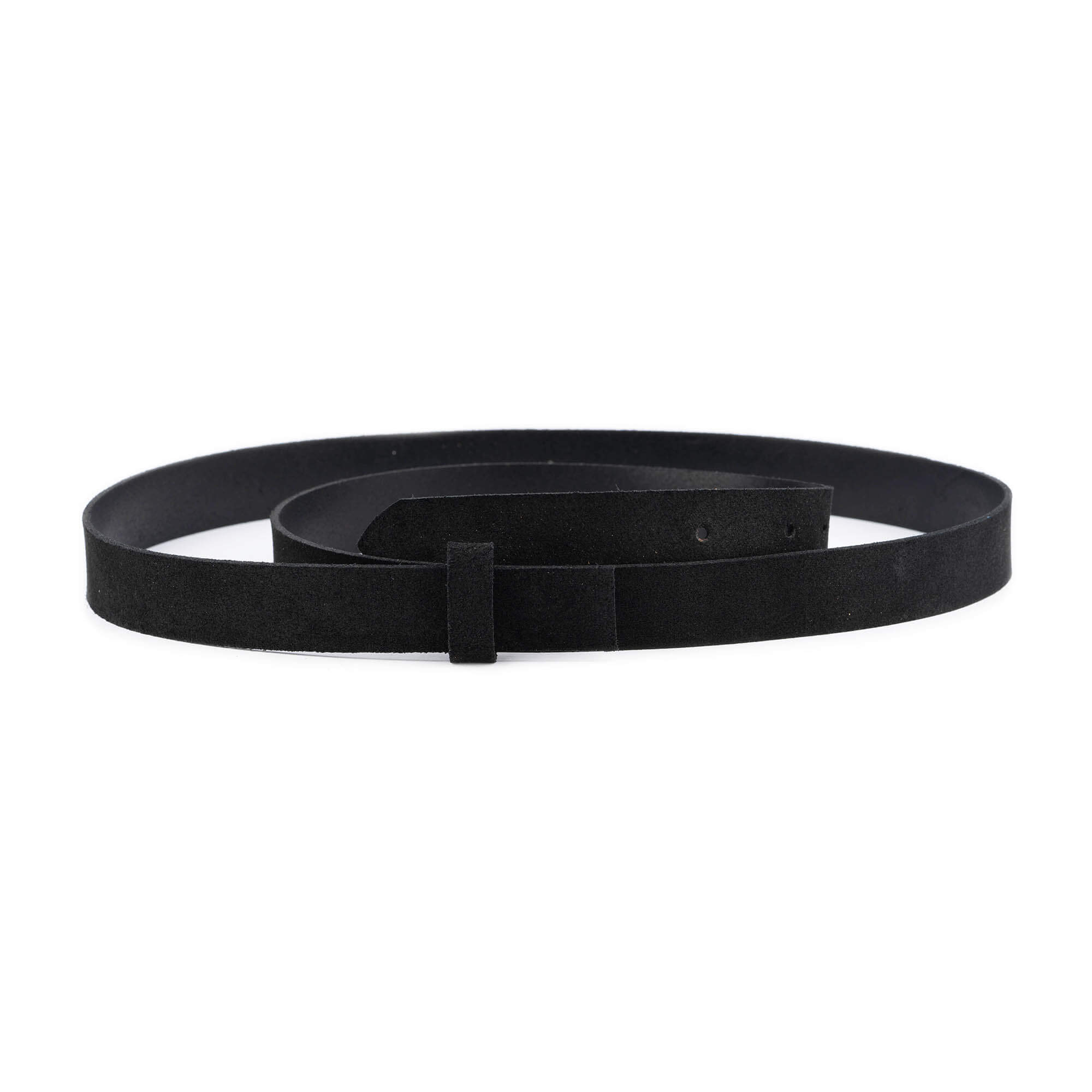 2.5 cm Black Suede Leather Belt Strap Replacement for Versace Buckles - Premium Adjustable Waistband for Men & Women, Perfect for Casual, Office and Formal Outfits