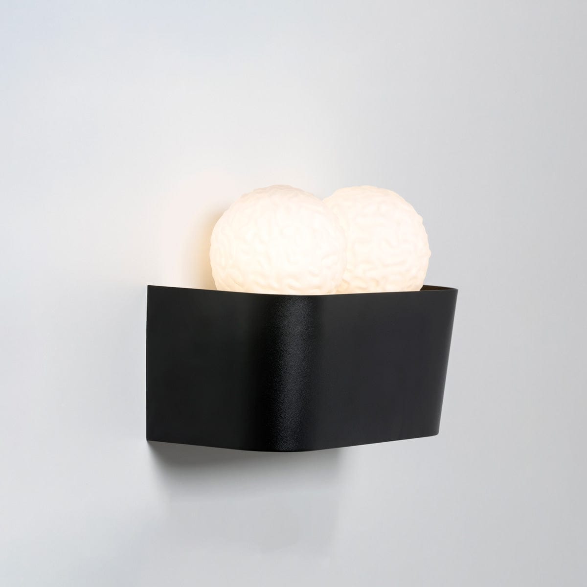 SONETTE 2 Modern Wall Light with Yosh Glass Shade - Elegant Sconce Lighting for Bedroom, Living Room & Hallway Decor