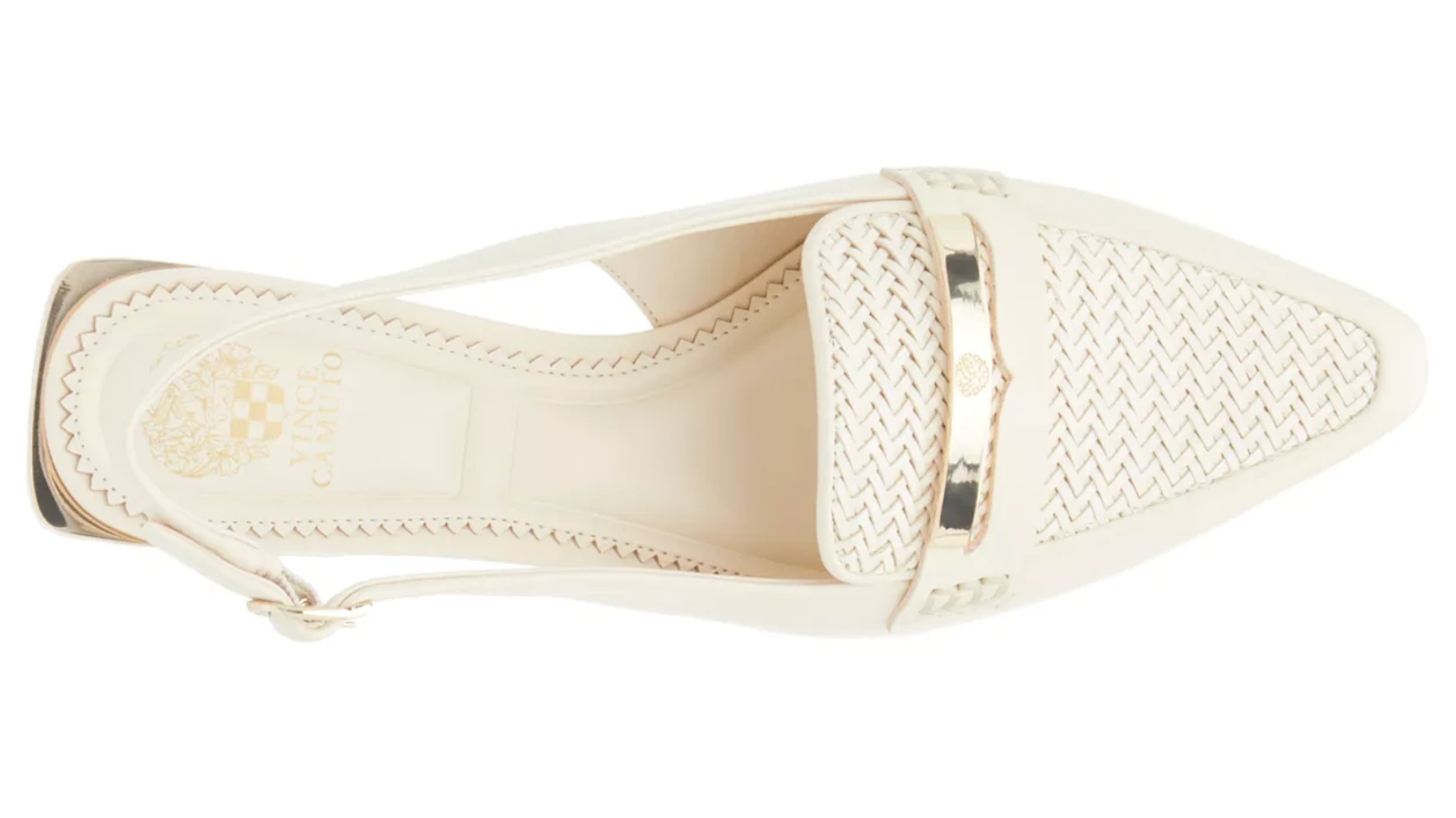 Vince Camuto Rylen White Women's Loafers - Comfortable Slip-On Shoes for Work, Office & Casual Outfits