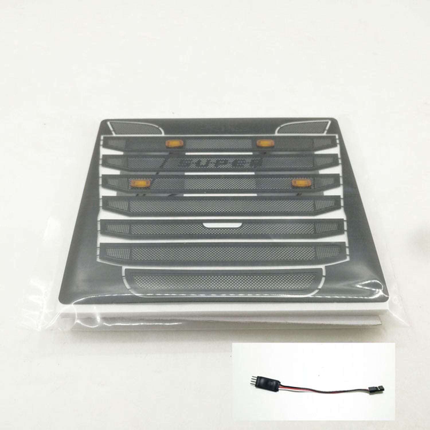 1/14 Scale Metal Cabin Decorative Air Grille for RC Tractor, Electric Car, R730 Radio Controlled Truck - DIY Hobby Model Parts & Accessories - Perfect for RC Vehicle Customization & Display Collections