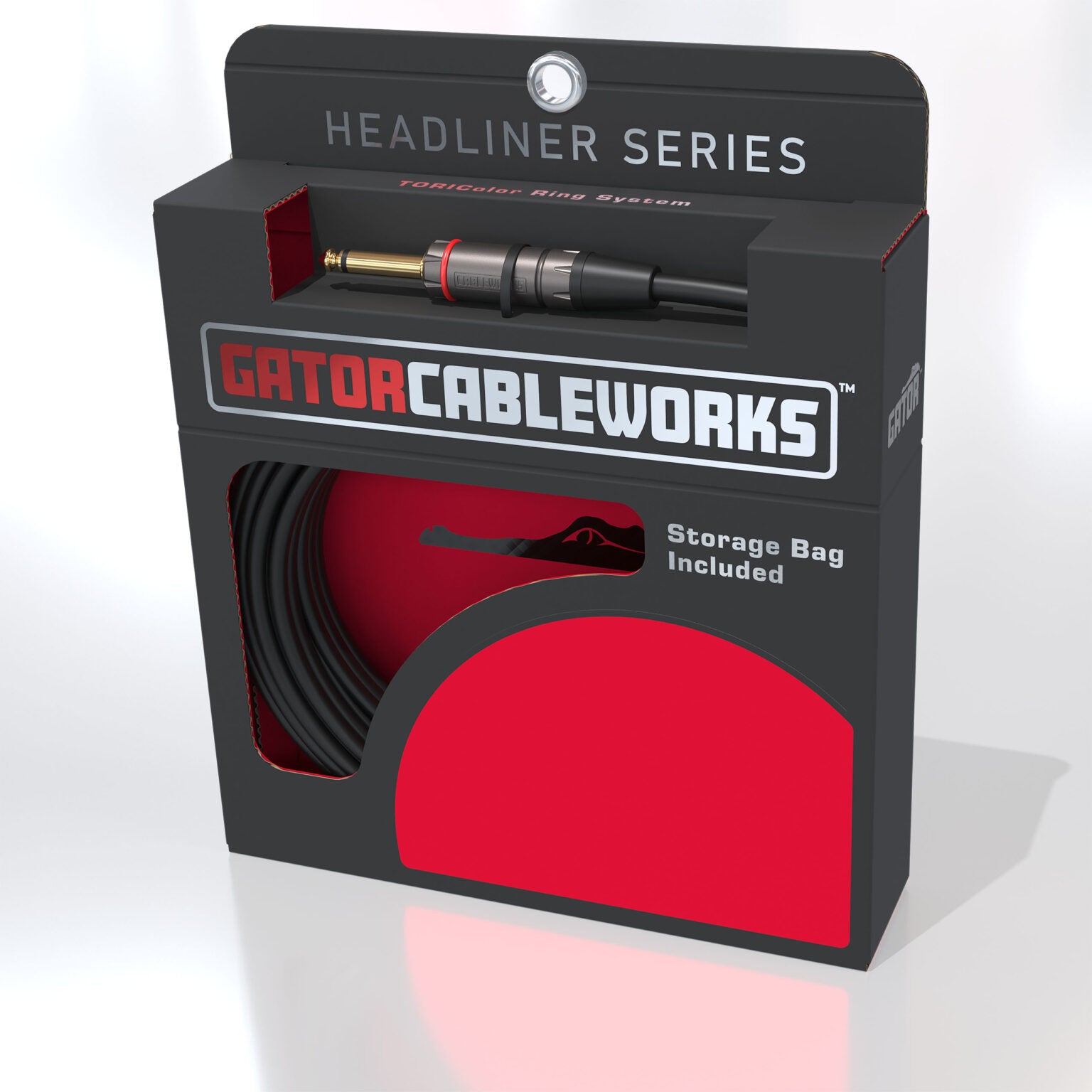 Gator Frameworks 15' TS to Twist Lock Connector Speaker Cable - Professional Audio Connection for Live Performances & Studio Recording