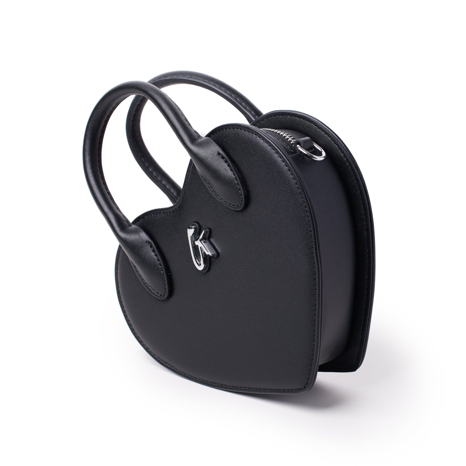Premium Standard Heart Bag - Stylish Black Crossbody Purse for Women | Perfect for Date Night, Parties & Everyday Use