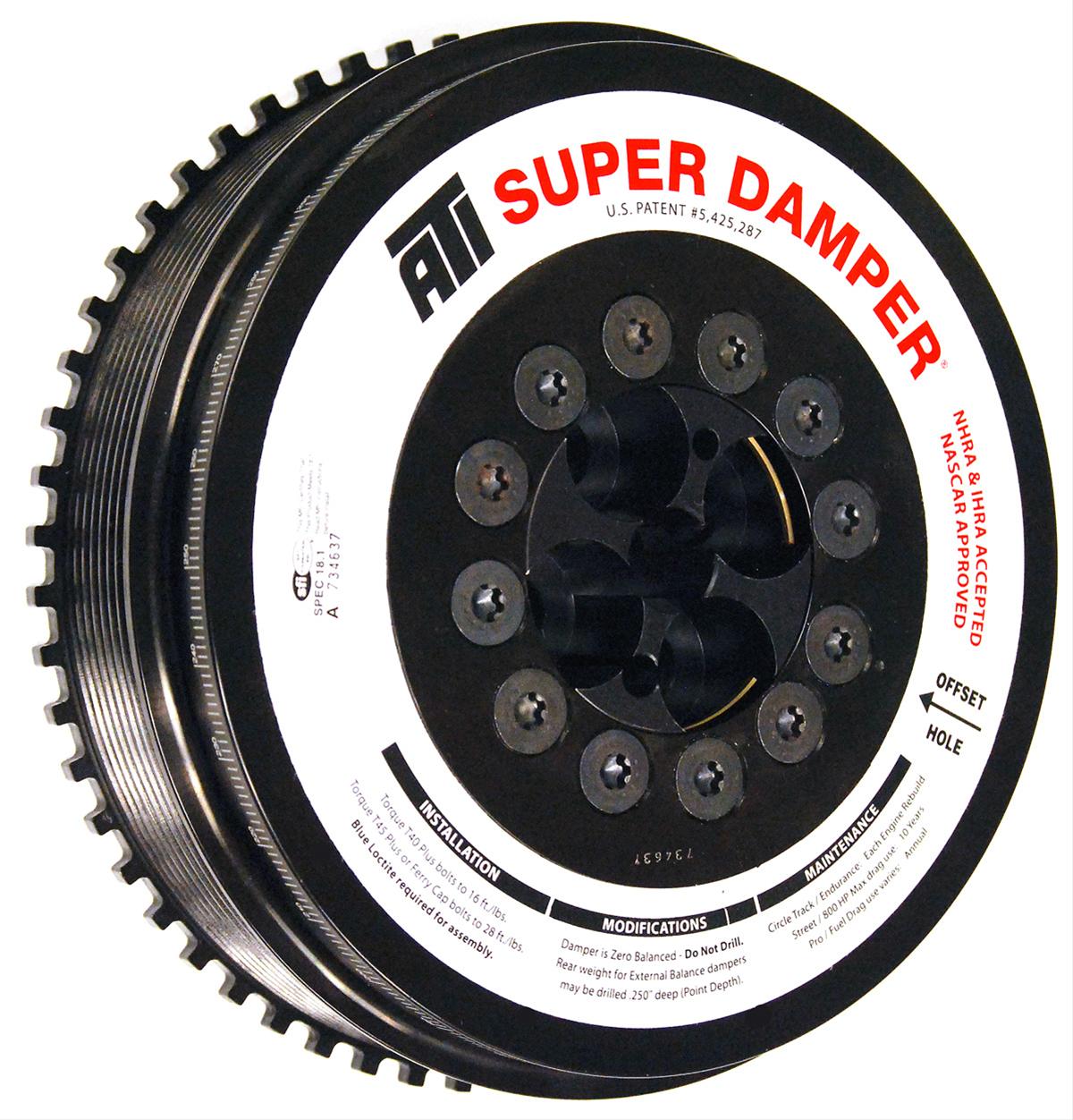 ATI Super Damper for 6.7L Cummins CR Diesel Engines (2007.5-2019) - High Performance Vibration Reduction | Perfect for Off-Roading, Towing & Heavy-Duty Applications
