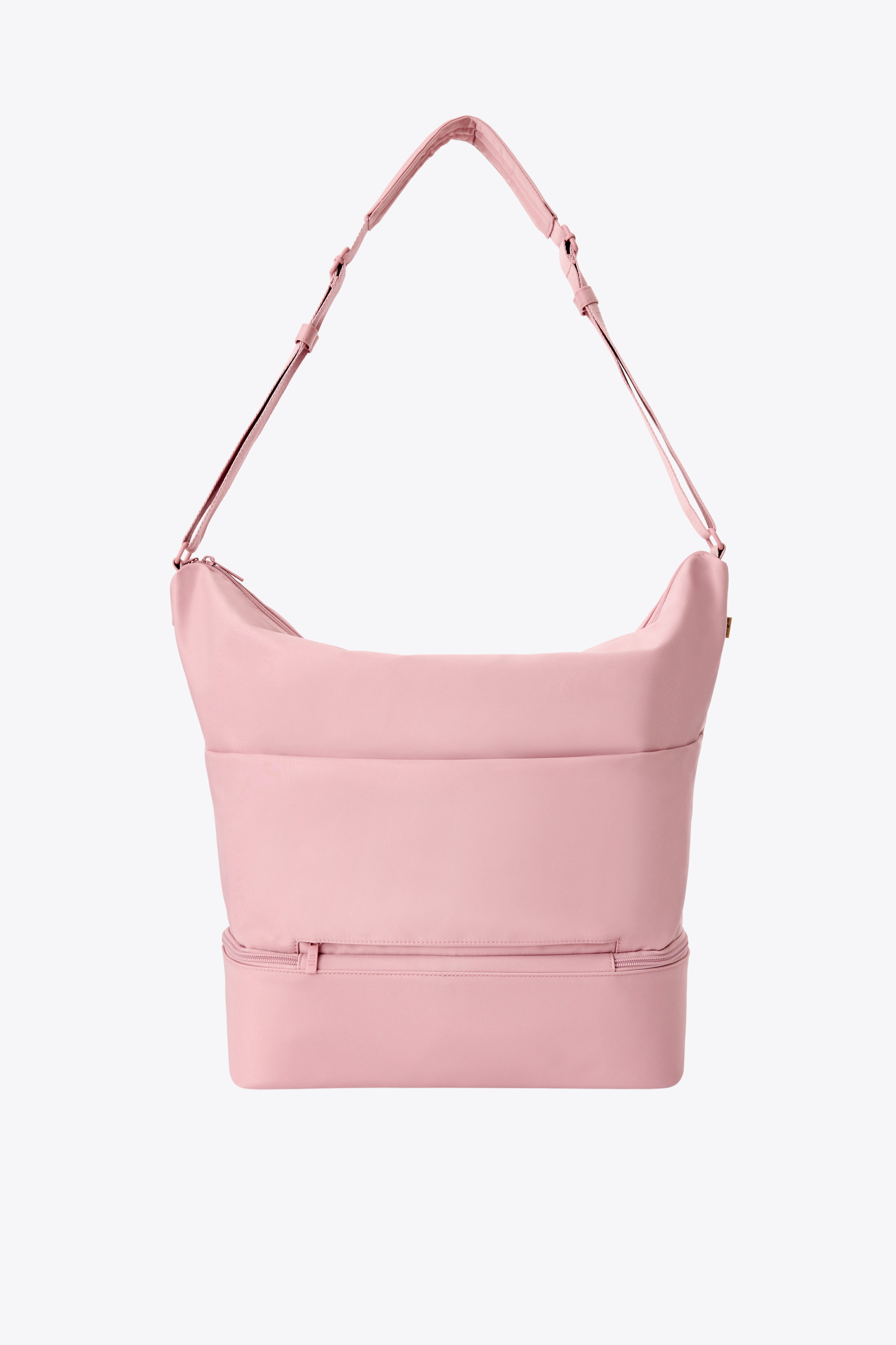 The Crescent Weekender Bag in Atlas Pink - Stylish & Spacious Travel Duffel for Women, Perfect for Weekend Getaways, Gym & Overnight Trips