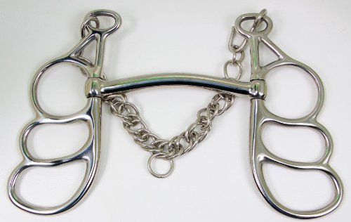 6 Inch Butterfly Horse Bit Mullen Mouth - Durable Stainless Steel Horse Bit for Training & Riding - Perfect for Western & English Equestrian Sports
