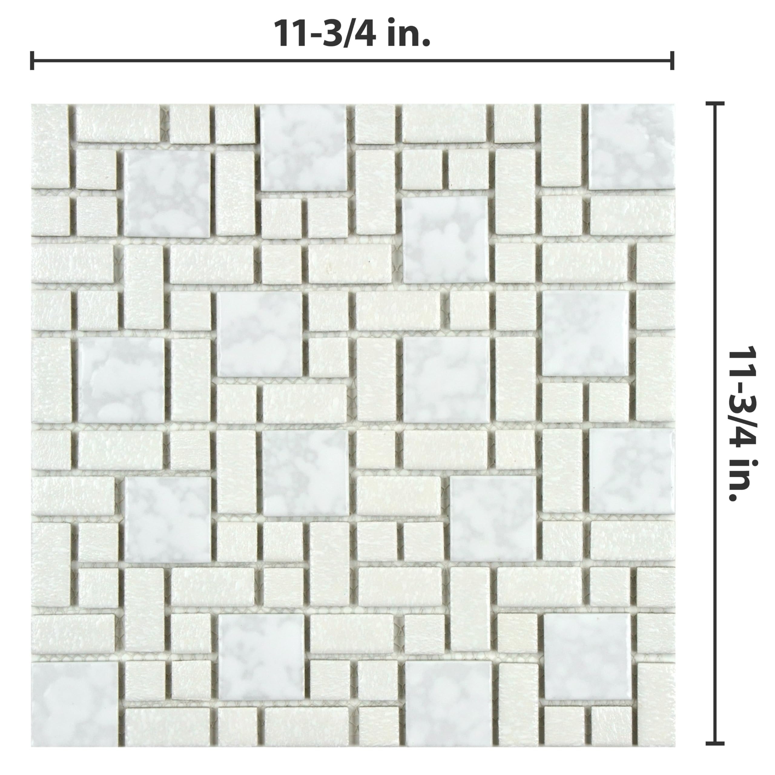 Merola Tile FKOUV101 University White 11.75