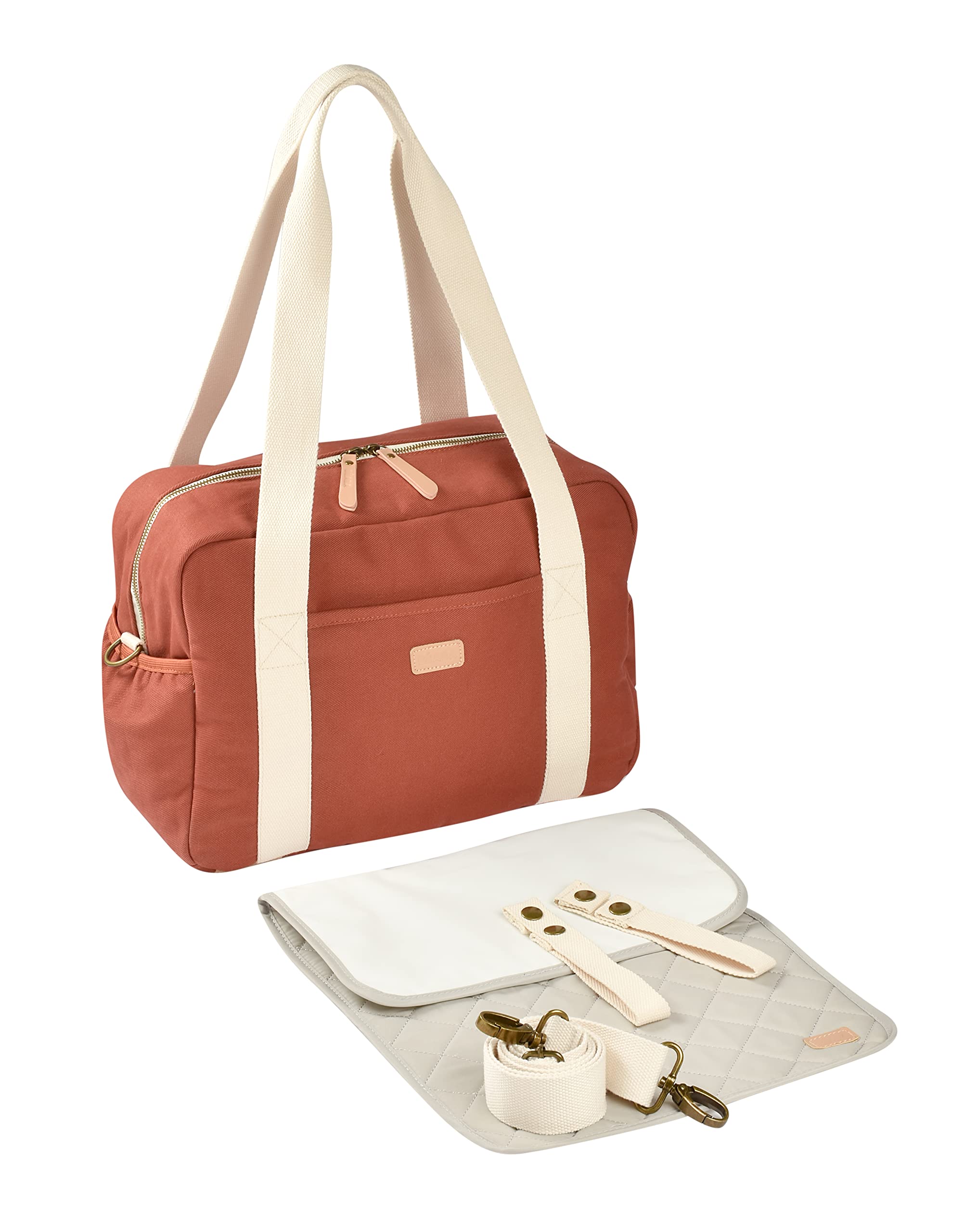 Beaba Paris Large Capacity Diaper Bag for Baby Stroller - Waterproof Baby Essentials Organizer with Adjustable Strap | Perfect for Travel, Outings & Everyday Use with Newborns & Toddlers
