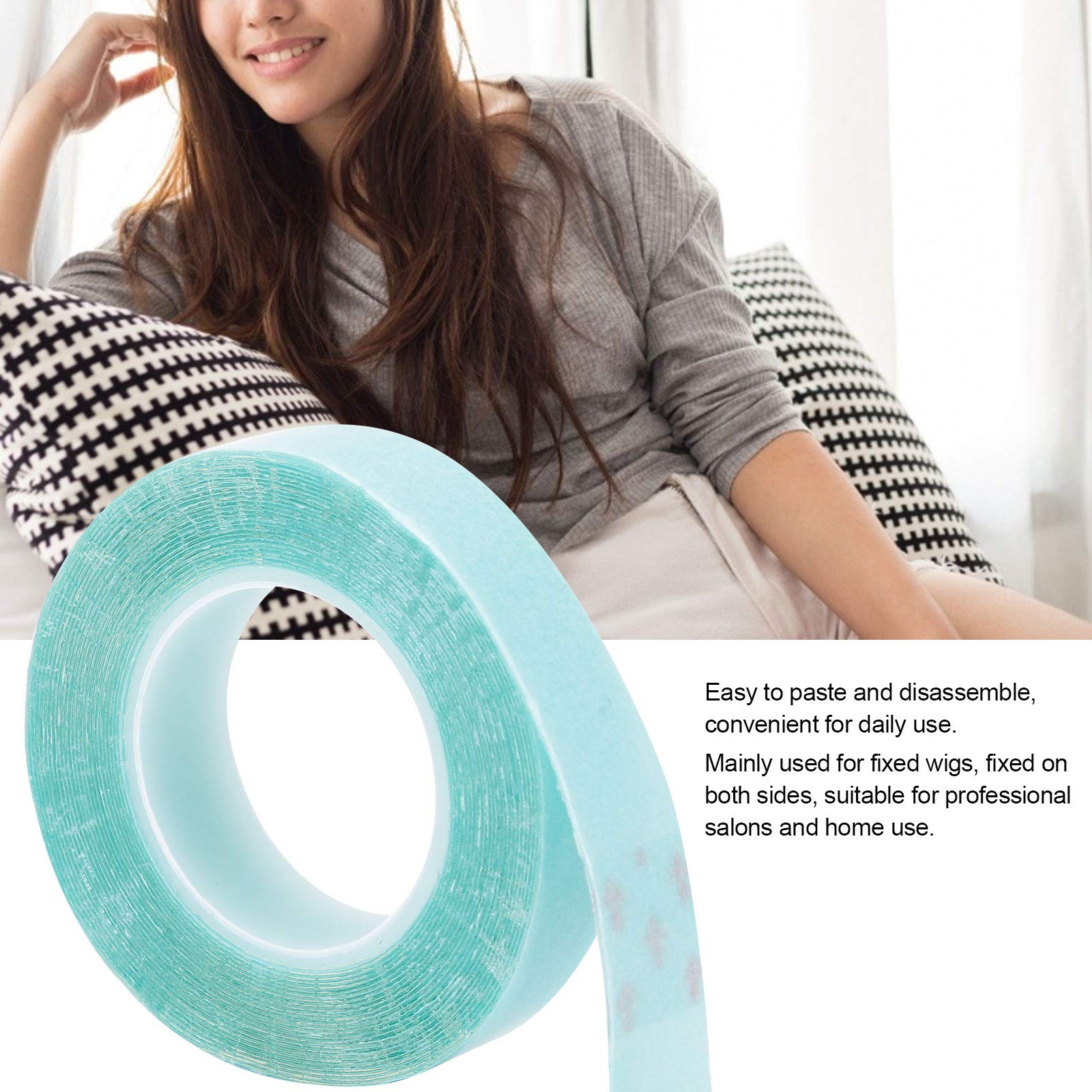 Premium Double Sided Hair Extension Adhesive Tape - Strong Hold for Extensions, Weaves & Wigs | Salon Professional & Home Use | Waterproof & Skin-Friendly for Daily Styling