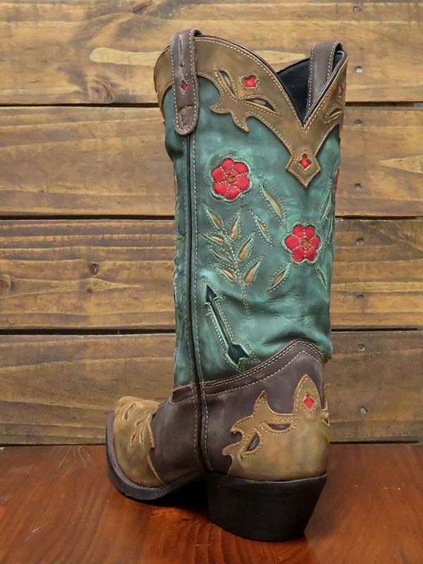 Laredo 52138 Women's Miss Kate Snip Toe Western Leather Boots - Multi Color | Cowgirl Style for Country Dancing & Rodeo Events