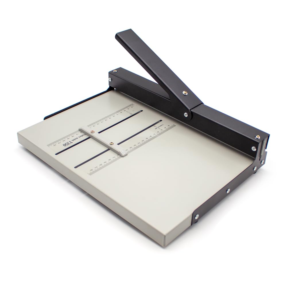 Manual Paper Creaser Machine - 351MM Slit Length Y350, Handheld Paper Folding & Scoring Tool for Cardstock, Invitations, Brochures - Perfect for Crafting, DIY Projects & Professional Printing