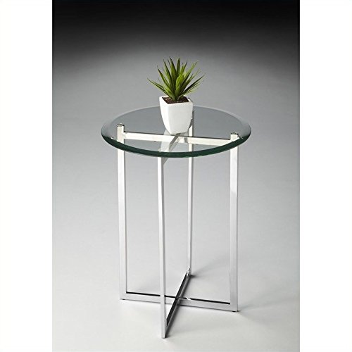 Butler Finn Modern Accent Table - Stylish End Table for Living Room, Bedroom & Office - Perfect for Coffee, Books & Decor