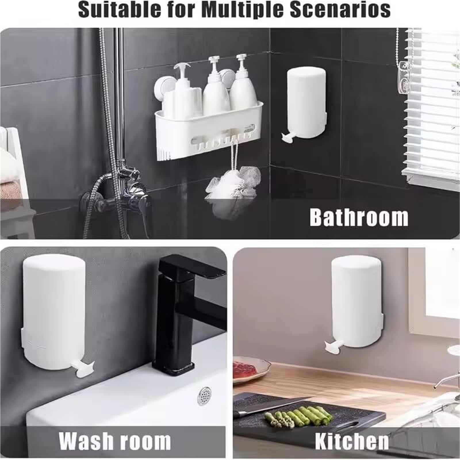 2025 Upgraded Wall Mounted Soap Grinder Pro - Waterproof No Drilling Leakproof Bar Soap Shaver Dispenser (2 Pack) for Bathroom, Kitchen & Travel - Creative Soap Grinding Box for Hotels, Camping & Home Use