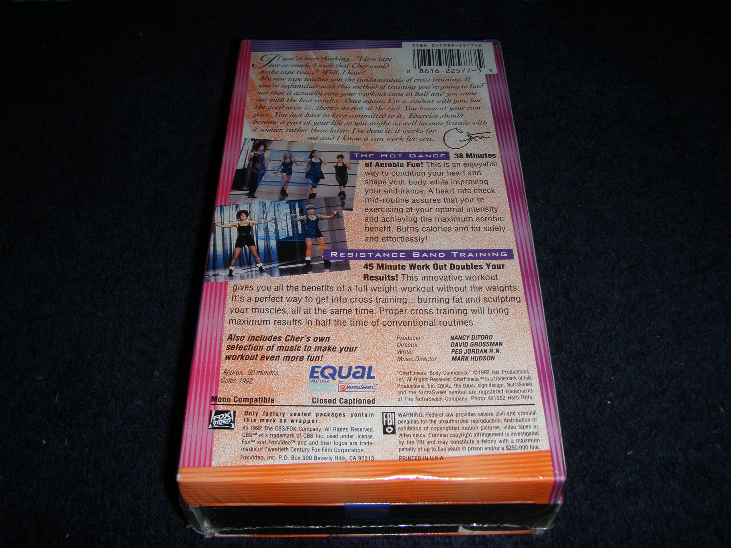 CherFitness: Body Confidence Workout VHS - Vintage Exercise Video for Home Fitness & 80s Aerobics