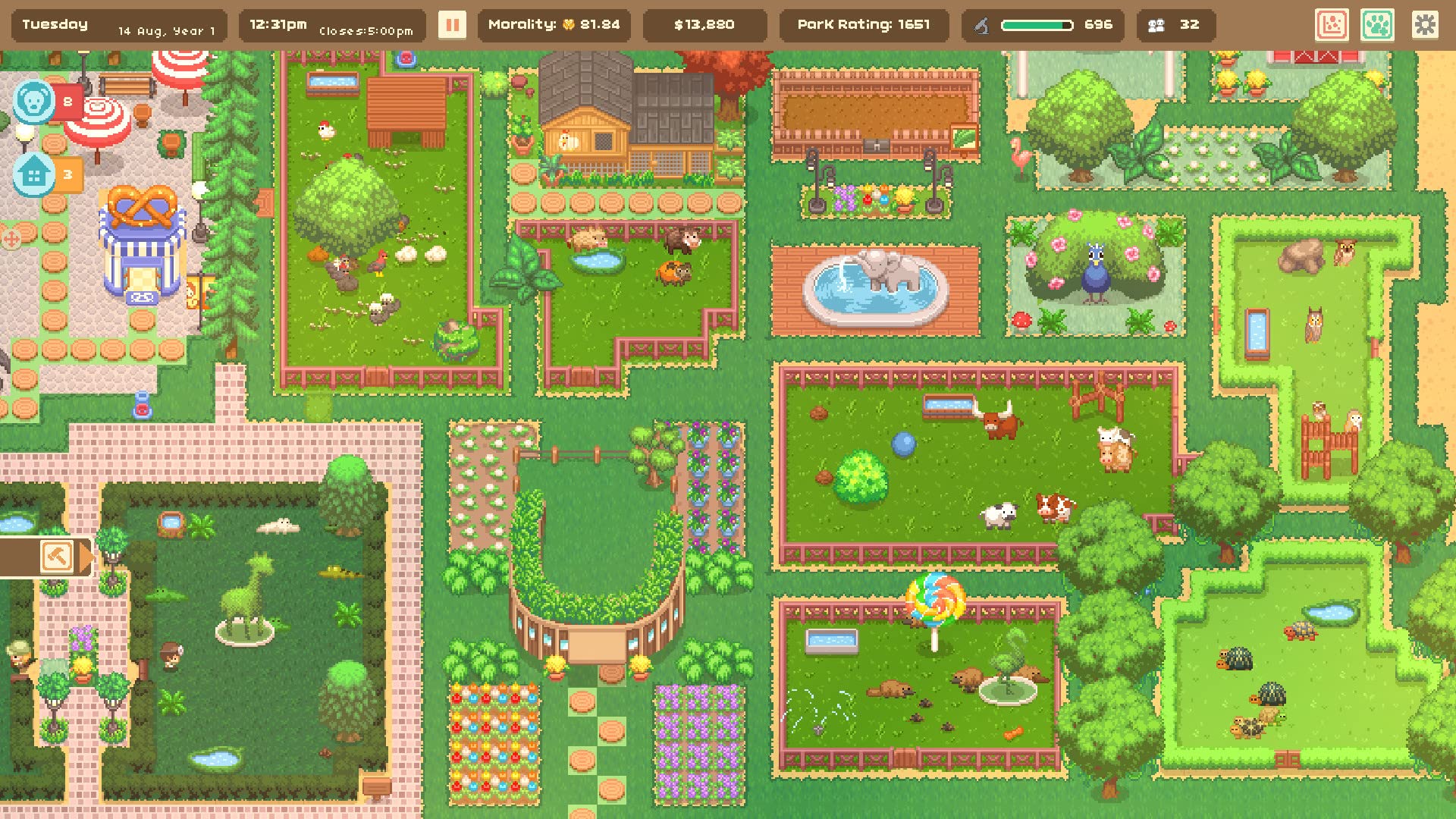 Let's Build a Zoo - Merge Games for PlayStation 4 | Fun Zoo Simulation & Management Game for Family Game Night