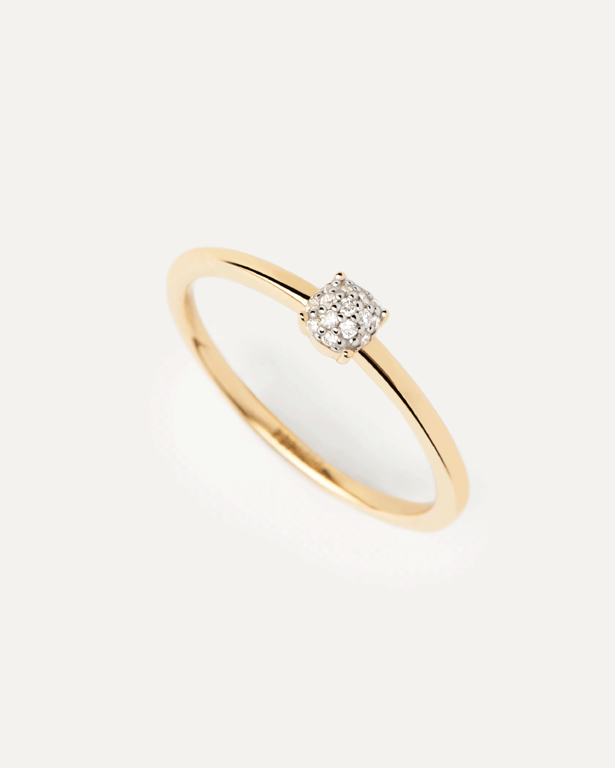 Exquisite Solitaire Diamond and Gold Ring for Women - Elegant Engagement, Wedding, or Anniversary Jewelry Gift