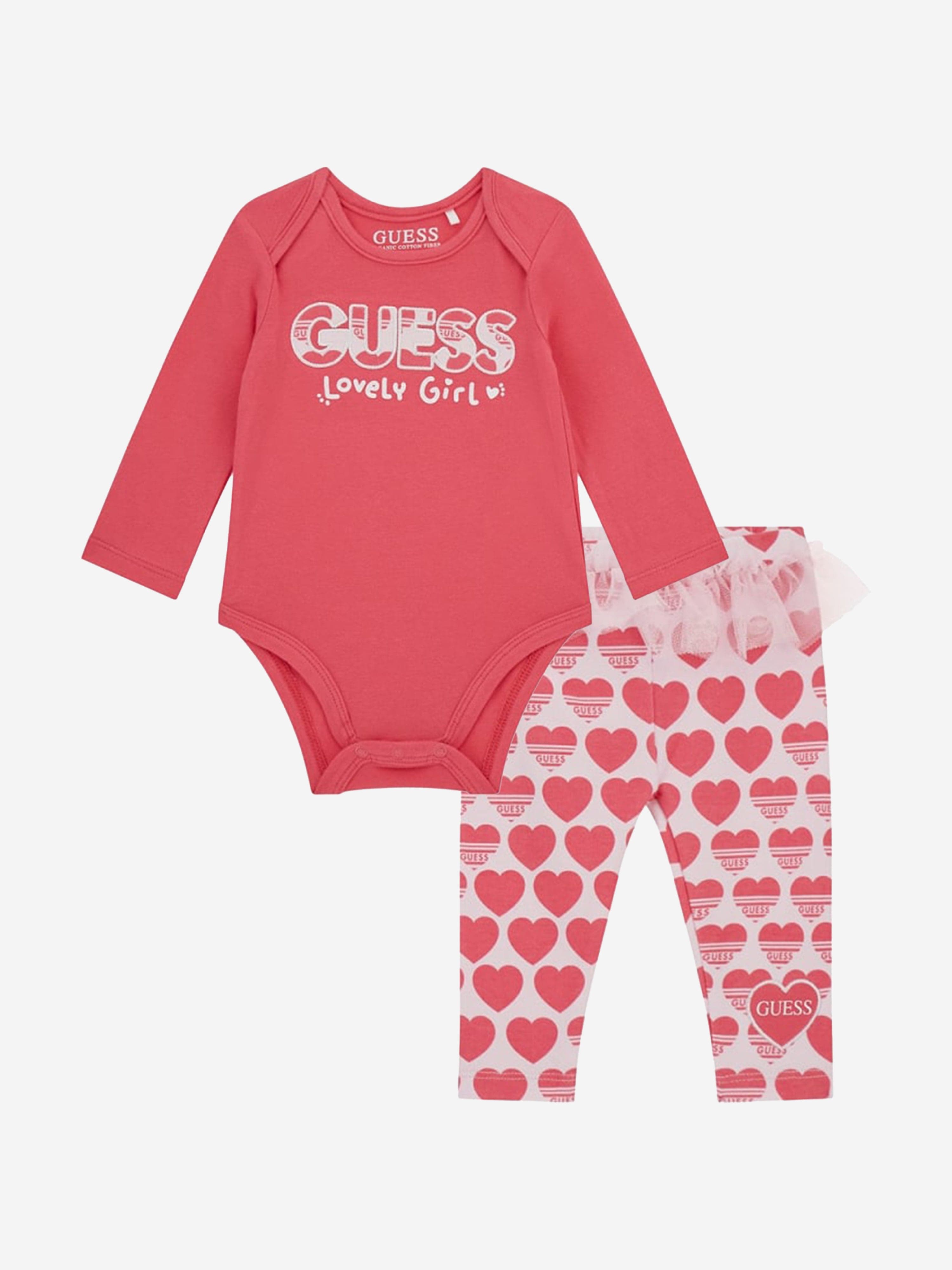 Pink Baby Girls Bodysuit Set - Soft Cotton Infant Bodysuit Outfit for Newborns & Toddlers - Perfect for Playtime, Photo Shoots & Everyday Wear