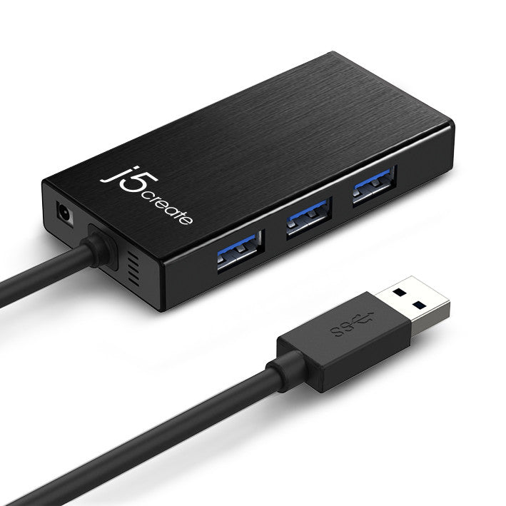 High-Speed USB 3.0 Hub with Gigabit Ethernet Adapter - 3-Port USB 3.0 Multi Adapter for Laptop, PC, Mac - Perfect for Home Office, Gaming & Remote Work Connectivity
