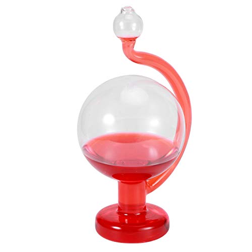 Storm Glass Weather Predictor - Decorative Glass Barometer for Home, Office, Bedroom & Living Room - Unique Room Decor & Gift Idea for Weather Enthusiasts | Perfect for Home Decor, Weather Monitoring & Scientific Education