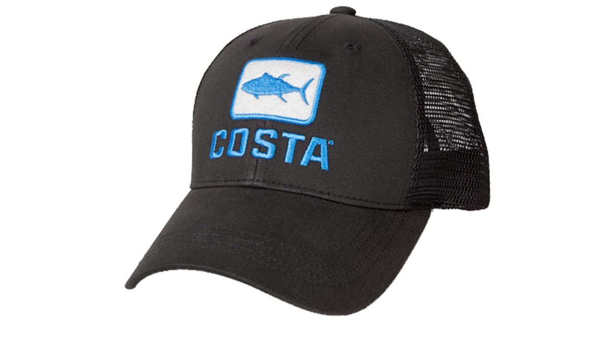 Costa Del Mar Tuna Trucker Hat - Adjustable Snapback Cap for Fishing & Outdoor Activities | Sun Protection & Breathable Mesh Back