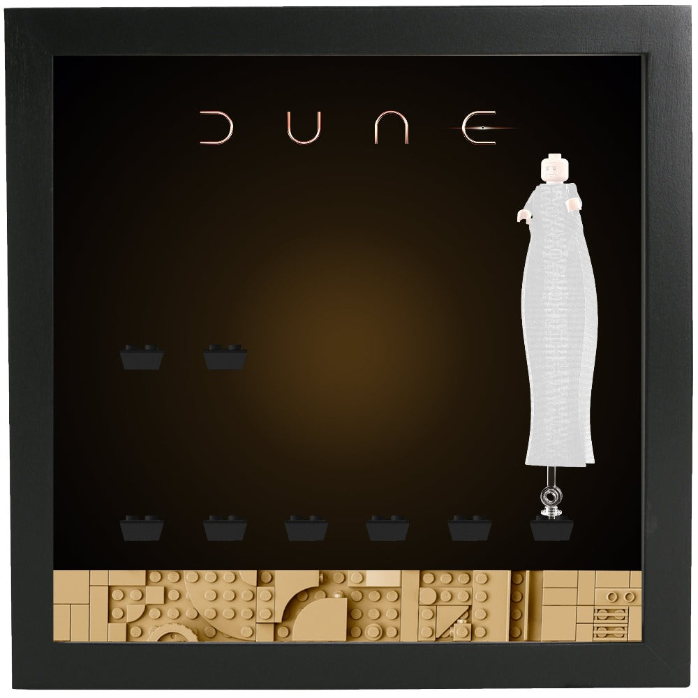 Lego® Dune Minifigure Display Frame - Collectible Minifigures Showcase for Home & Office Decor