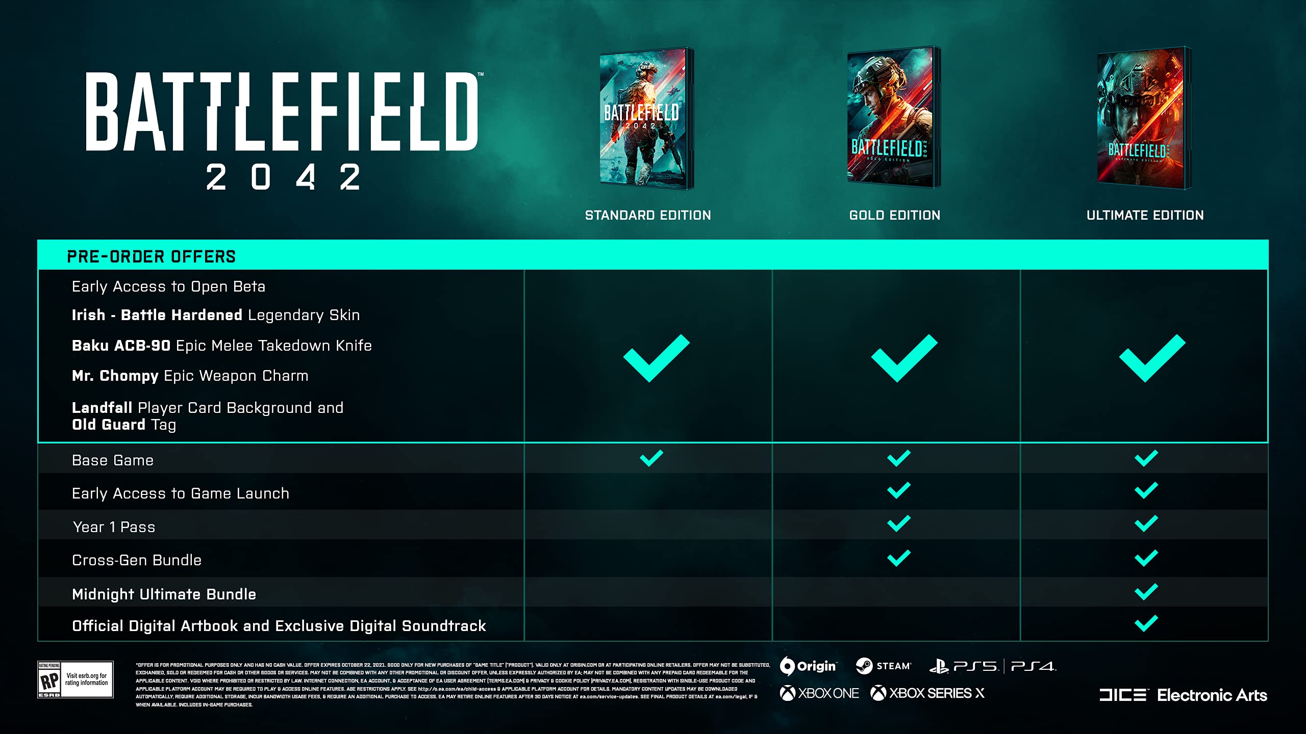Battlefield 2042 Standard Edition - PC Digital Download Code for Origin | First-Person Shooter Game | Online Multiplayer Action | Perfect for FPS Fans & Gaming Enthusiasts