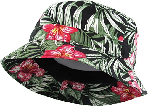 Black/Red Floral
