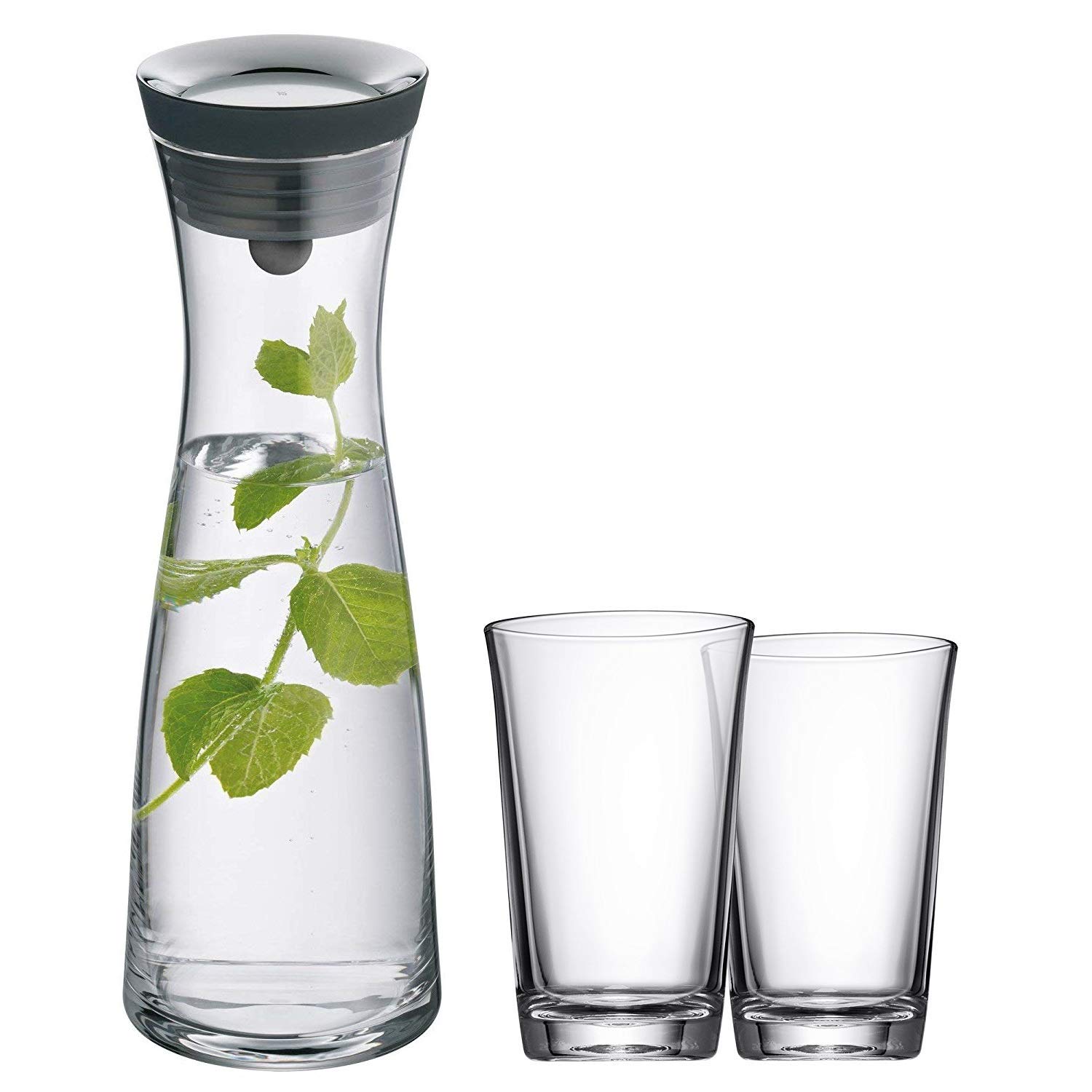 WMF 2.5L Multi-Colour Water Carafe with Glass Set - Perfect for Home, Office, and Outdoor Dining