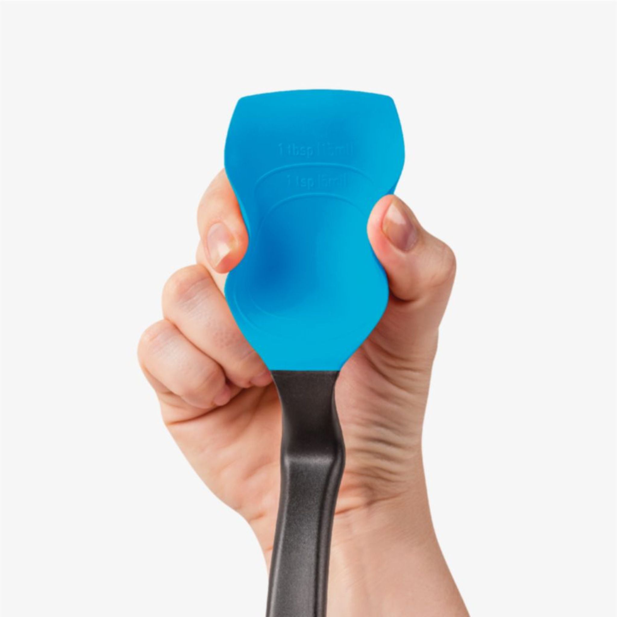 DreamFarm Blue Nylon/Silicone Scraping Spoon - Durable Kitchen Utensil for Mixing, Serving & Baking (SH DFSU2676 DBL) - Perfect for Cooking, Meal Prep & Home Chefs