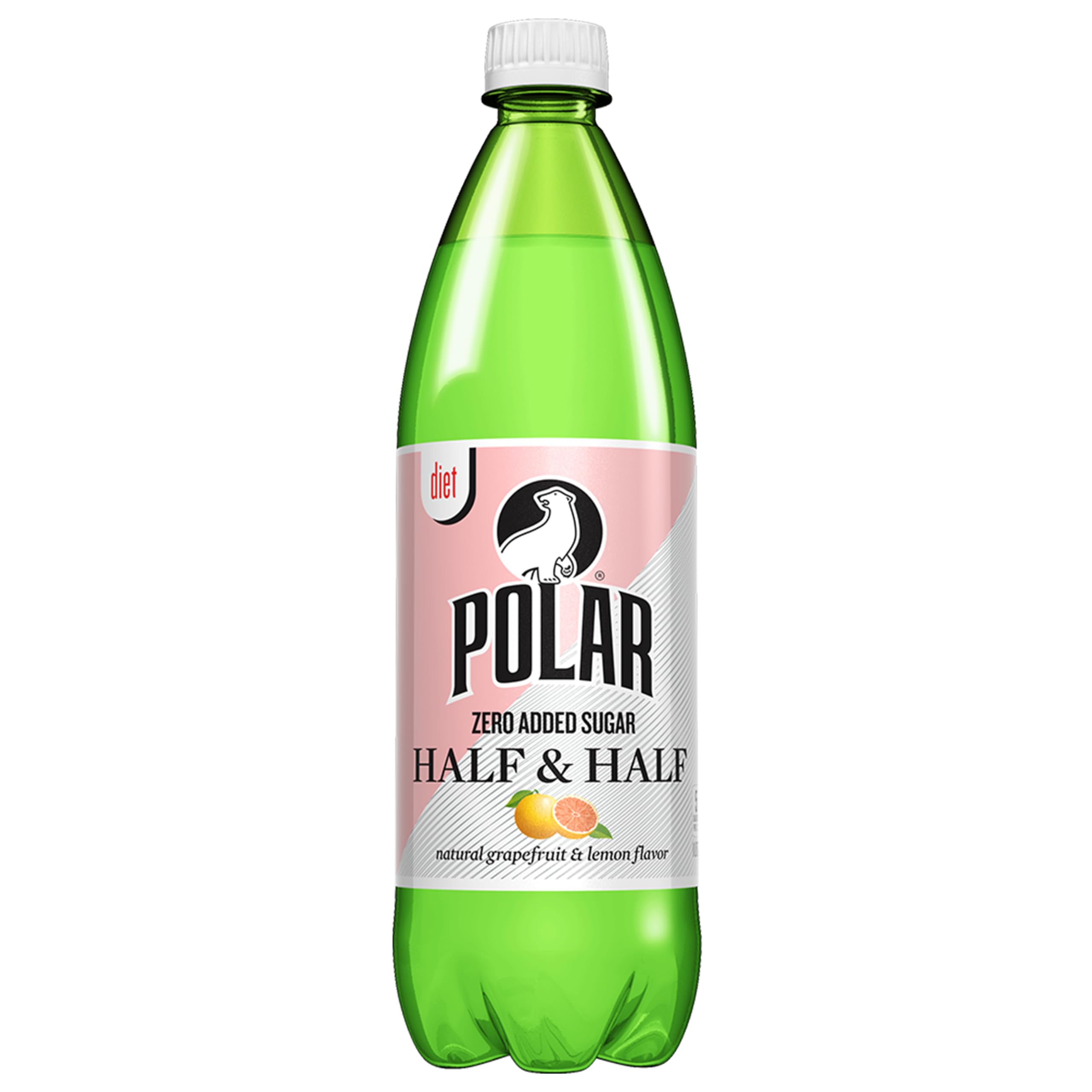 Polar Beverages Diet Half & Half Iced Tea Lemonade - 12 Pack (33.8 Fl Oz Each) | Refreshing Low-Calorie Drink for Summer BBQs, Picnics & Office Break Rooms