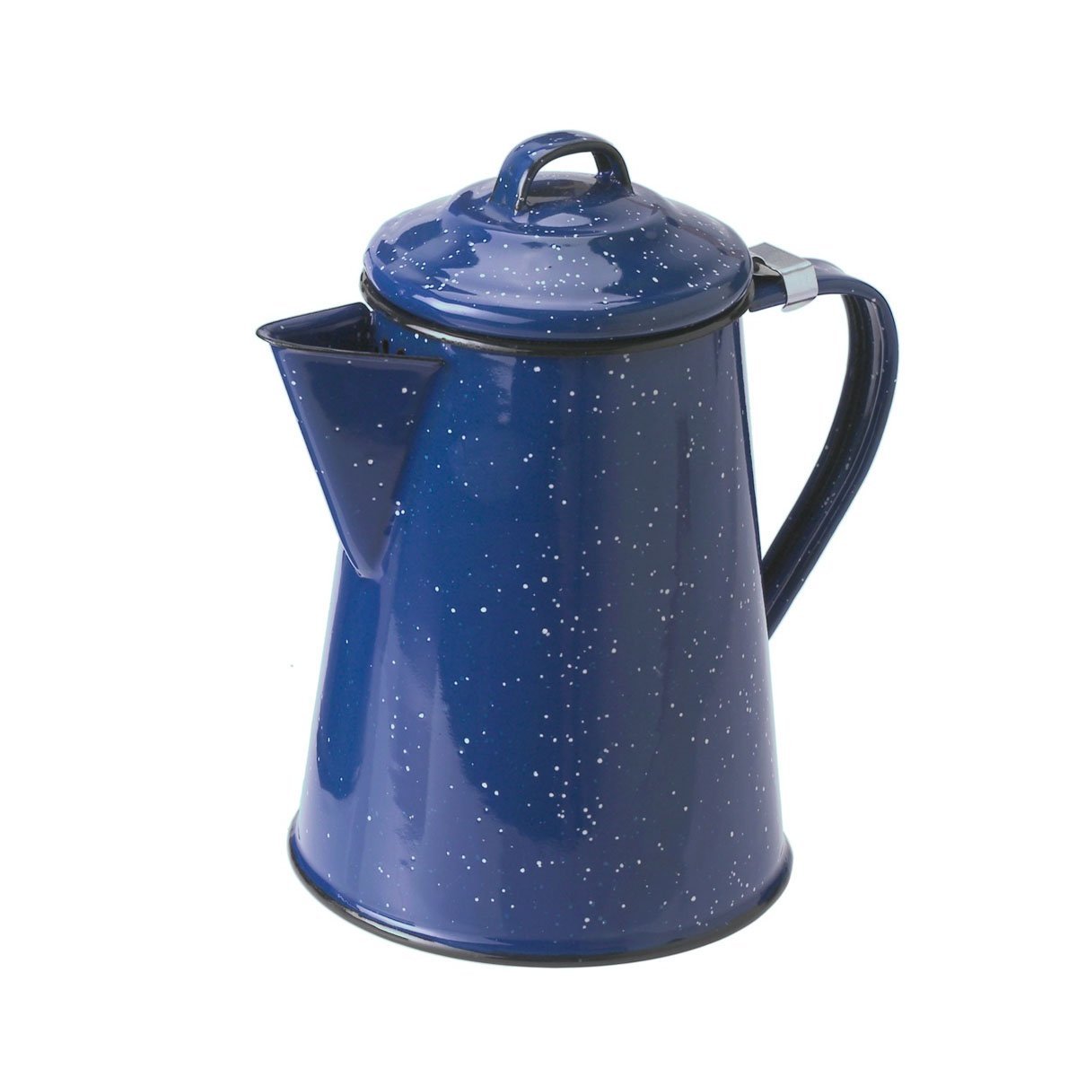 GSI Outdoors Enamel Coffee Pot - 3 Cup Capacity for Hot Coffee, Tea & Water - Perfect for Camping, Hiking, Cabin & Farmhouse Use - Durable & Rust-Proof for Outdoor Adventures