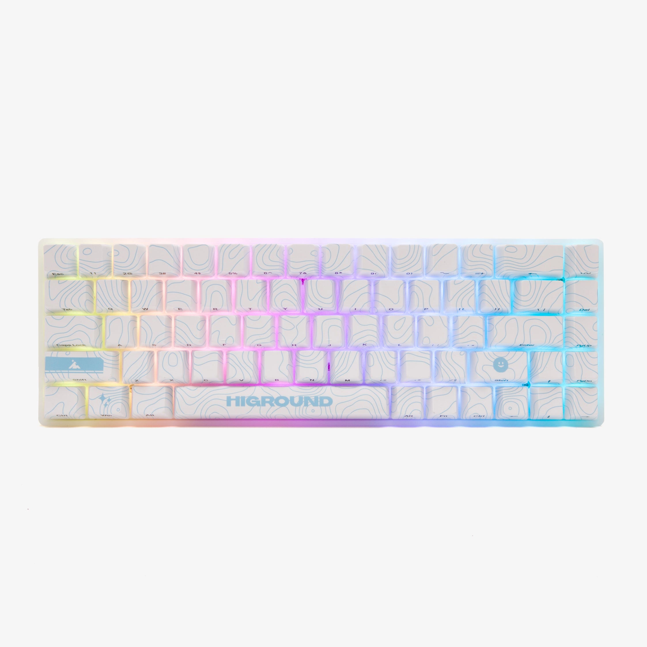 Higround Basecamp 65% Mechanical Gaming Keyboard - SKYSTONE Edition | Compact 65% Layout, RGB Backlit, Hot-Swappable Switches | Perfect for Esports, Streaming & Office Work