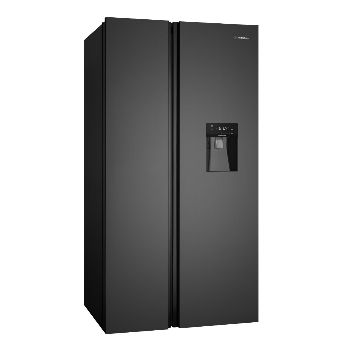 Westinghouse 619L Side by Side Refrigerator WSE6640BA - Energy Efficient Stainless Steel Fridge for Modern Kitchen & Large Family Use