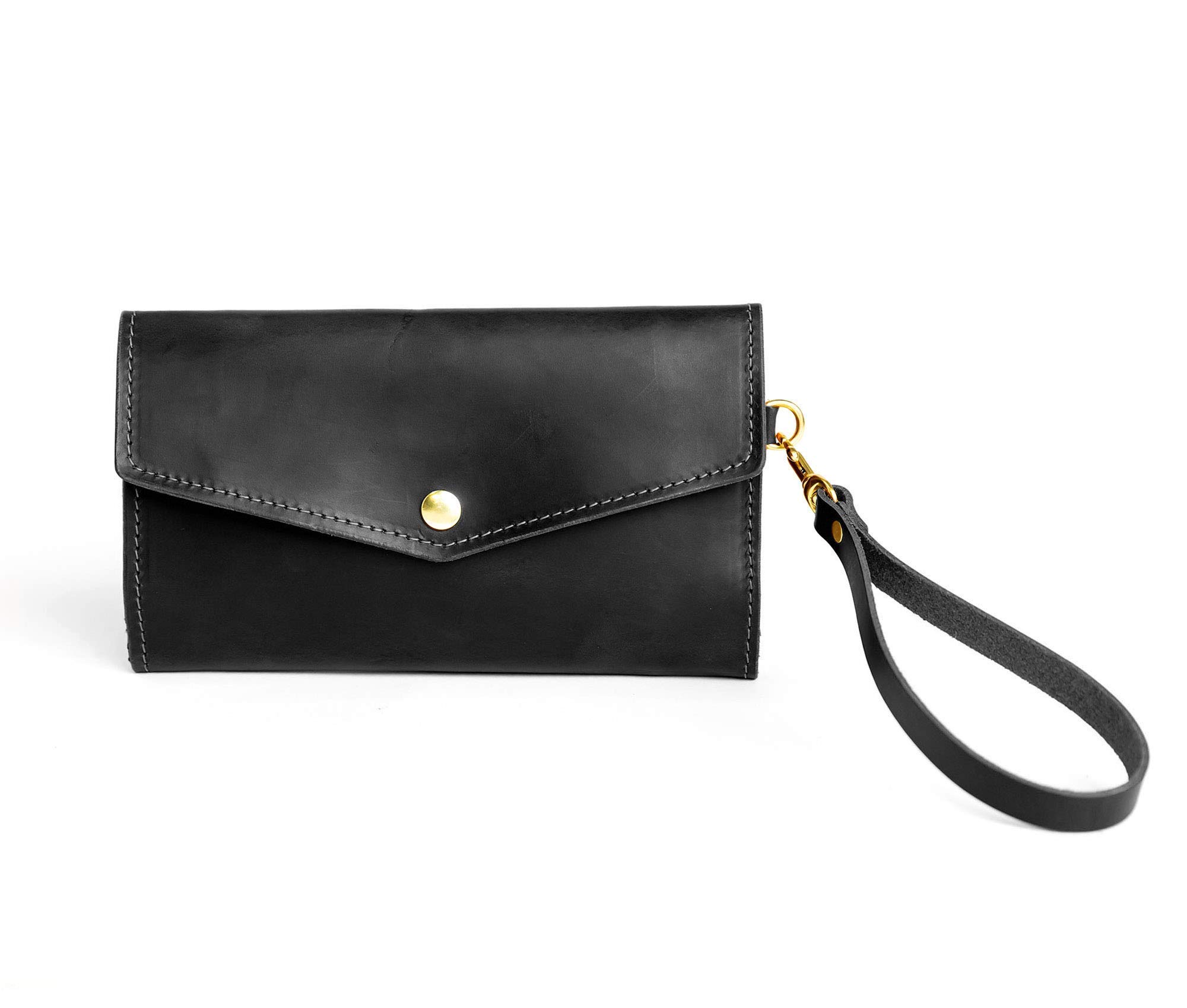 Women's Genuine Leather Clutch Wallet - Slim Trifold Design with RFID Protection | Perfect for Evening Events, Travel & Everyday Use