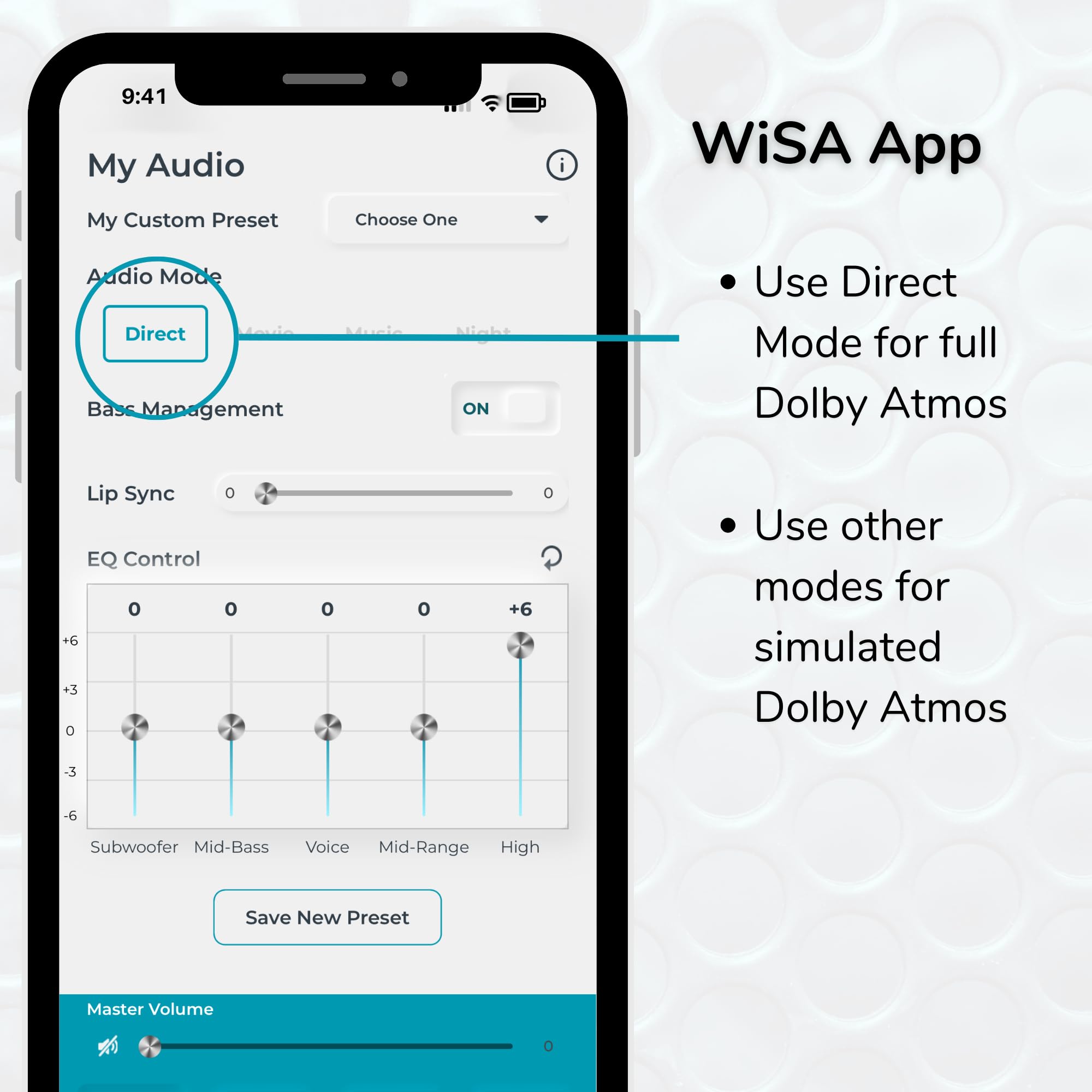 WiSA SoundSend Wireless Audio Transmitter for Smart TVs - 8-Channel 24-bit 48/96kHz Hi-Res Audio - Auto Connect with WiSA Speakers (Sold Separately) - Perfect for Home Theater & Gaming Setup