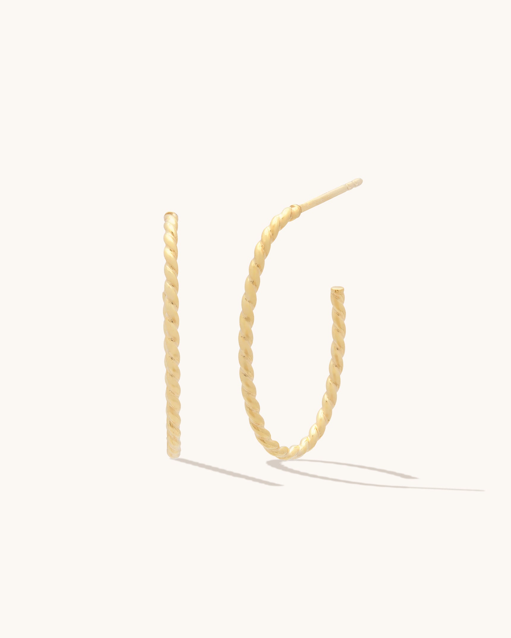 10K Gold Hoop Earrings for Women - Elegant & Durable Everyday Jewelry - Perfect for Work, Parties & Special Occasions