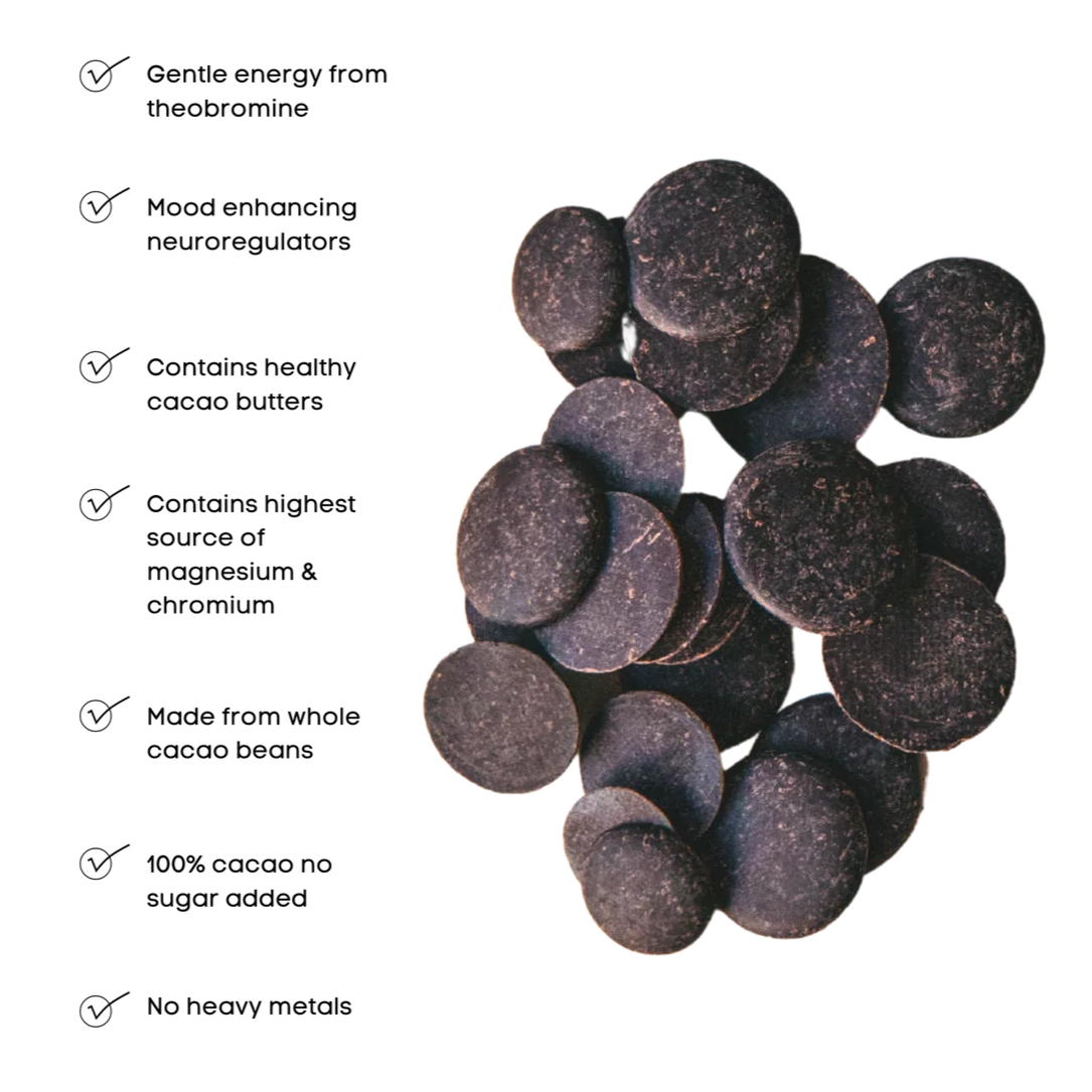 Organic Ora Ceremonial Cacao with Mystical Mushrooms - Premium Ceremonial Grade Cacao Powder for Spiritual Rituals, Meditation & Wellness Practices