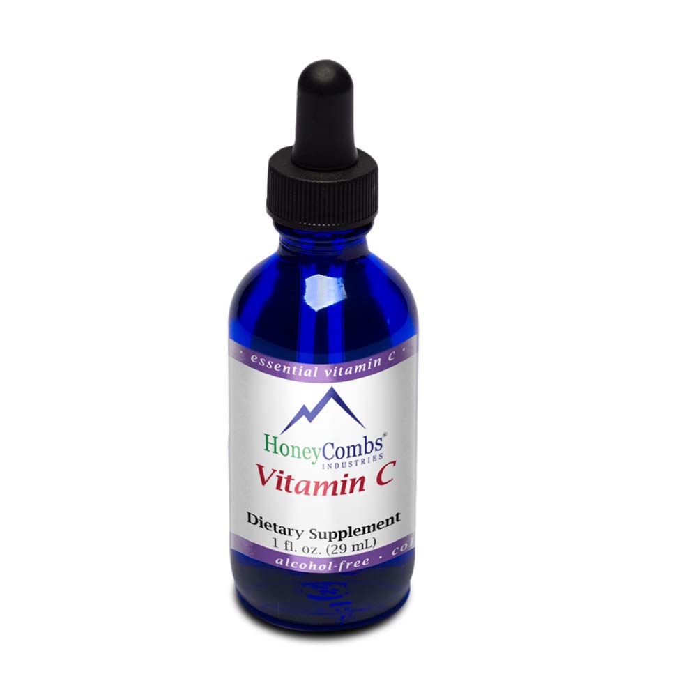 **Alcohol-Free Vitamin C Liquid Drops - Vegan & Non-GMO Oral Supplement for Immune Support, Skin, Bones & Joint Health - Kids & Adults (8 oz) - Perfect for Daily Wellness & Travel**